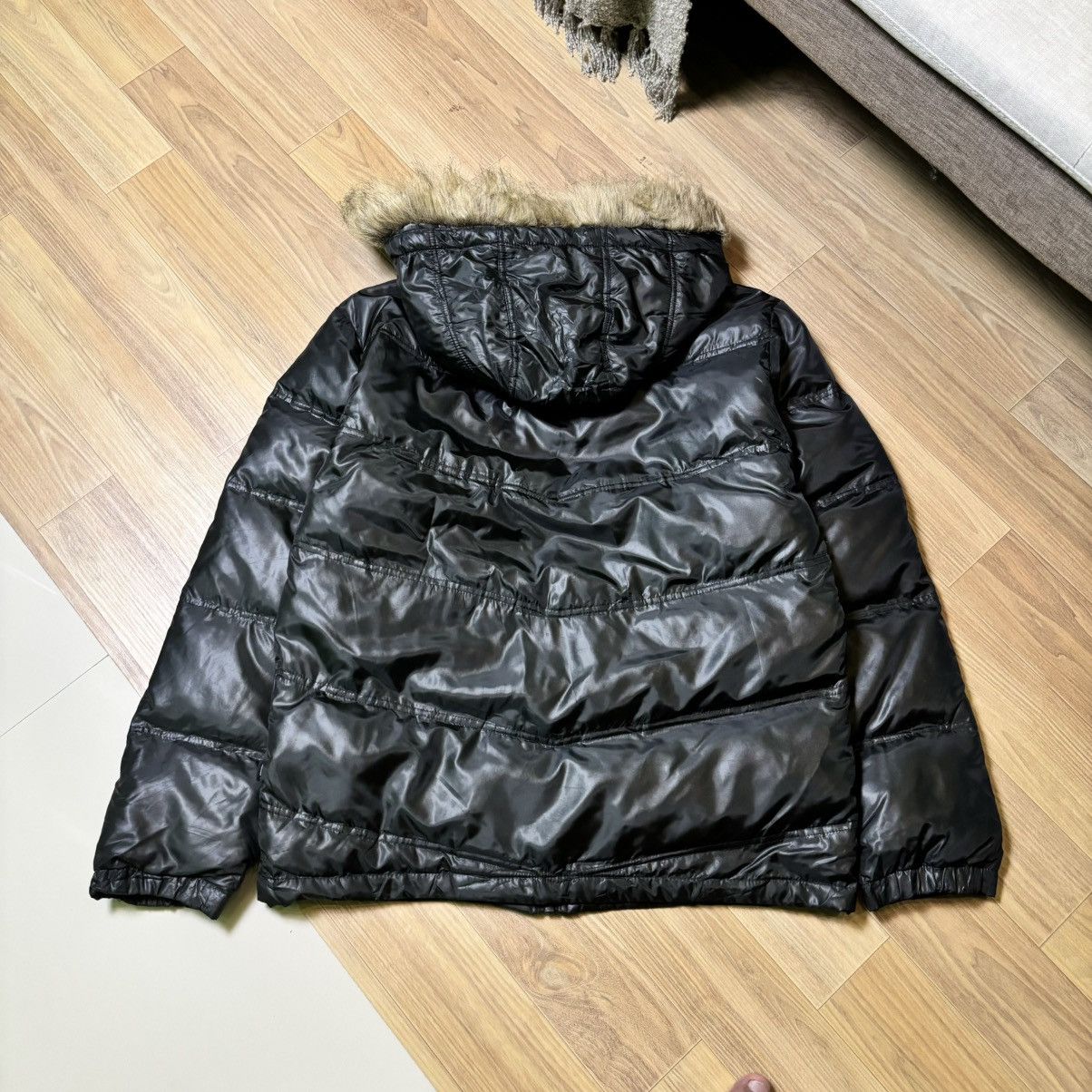 Ifsixwasnine LGB Style fur jacket down puffer Y2K japan