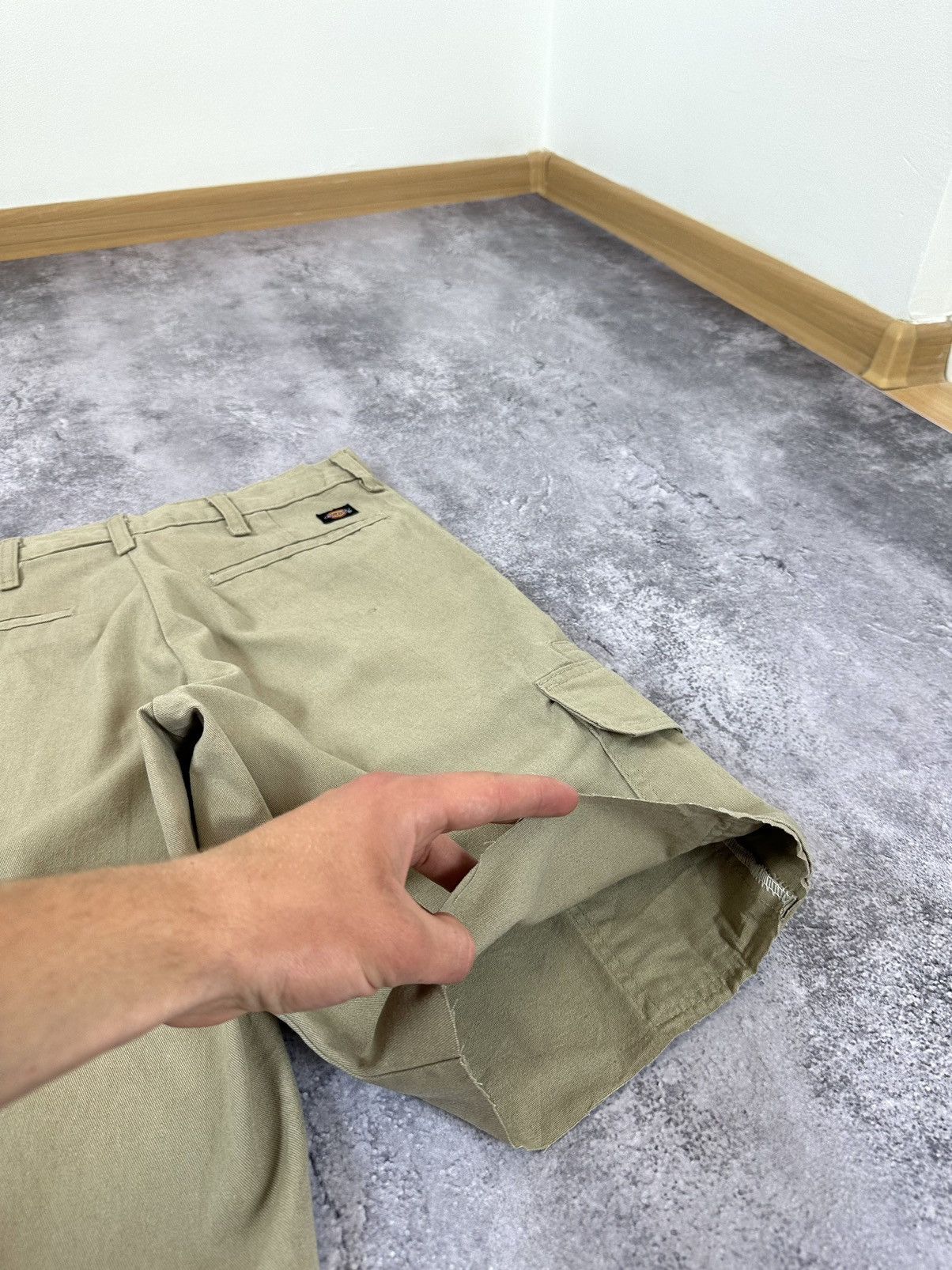 Dickies Vintage Dickies Distressed Cargo USA Hype Y2K Baggy Shorts Size US 30 / EU 46 - 4 Thumbnail