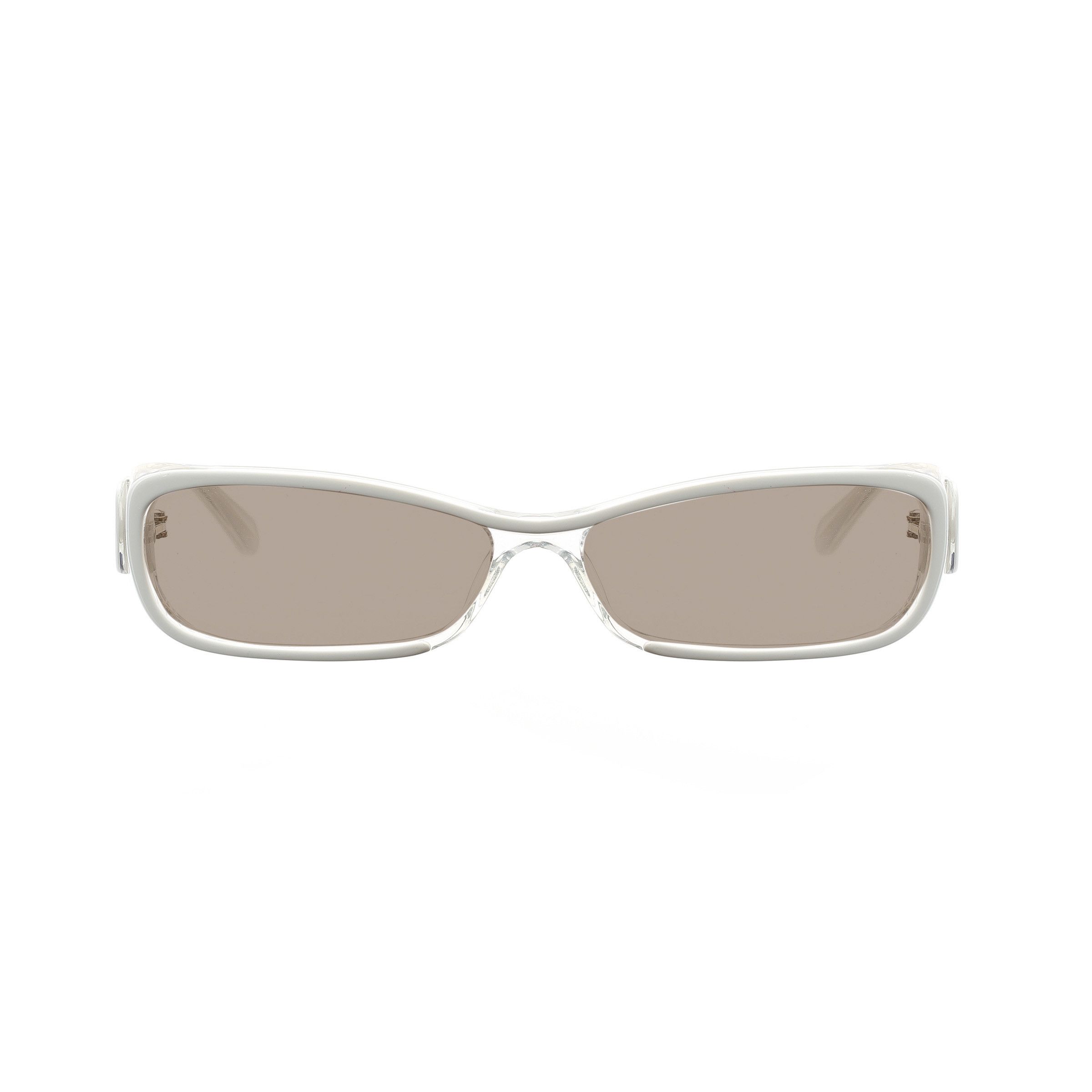 Alexander McQueen Alexander McQueen 00s White Transparent Sunglasses Size ONE SIZE - 2 Thumbnail