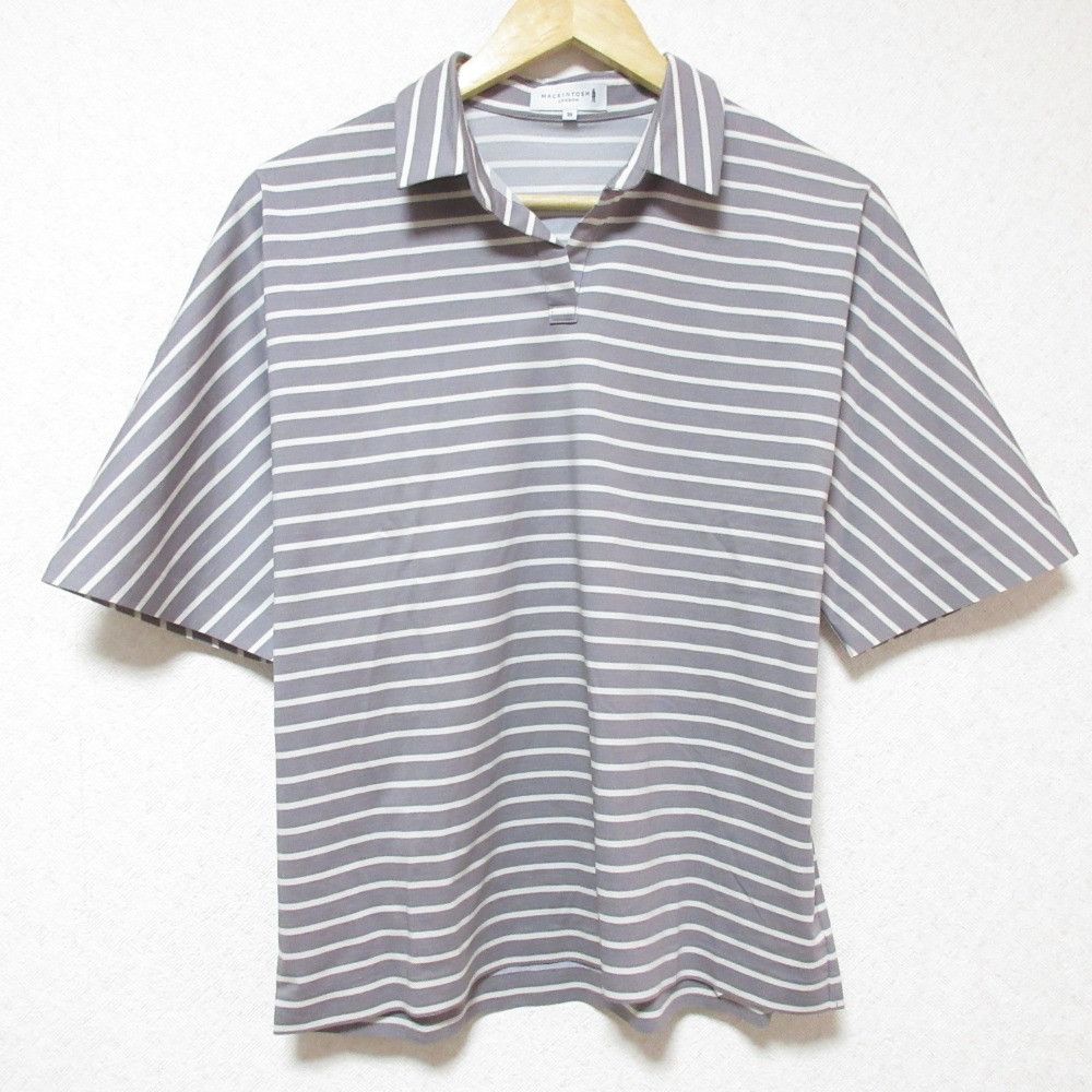 Other Mackintosh Essential Collection Plating Jersey Border Pullover Cotton Tops G5P11178 DUTY FREE for USA