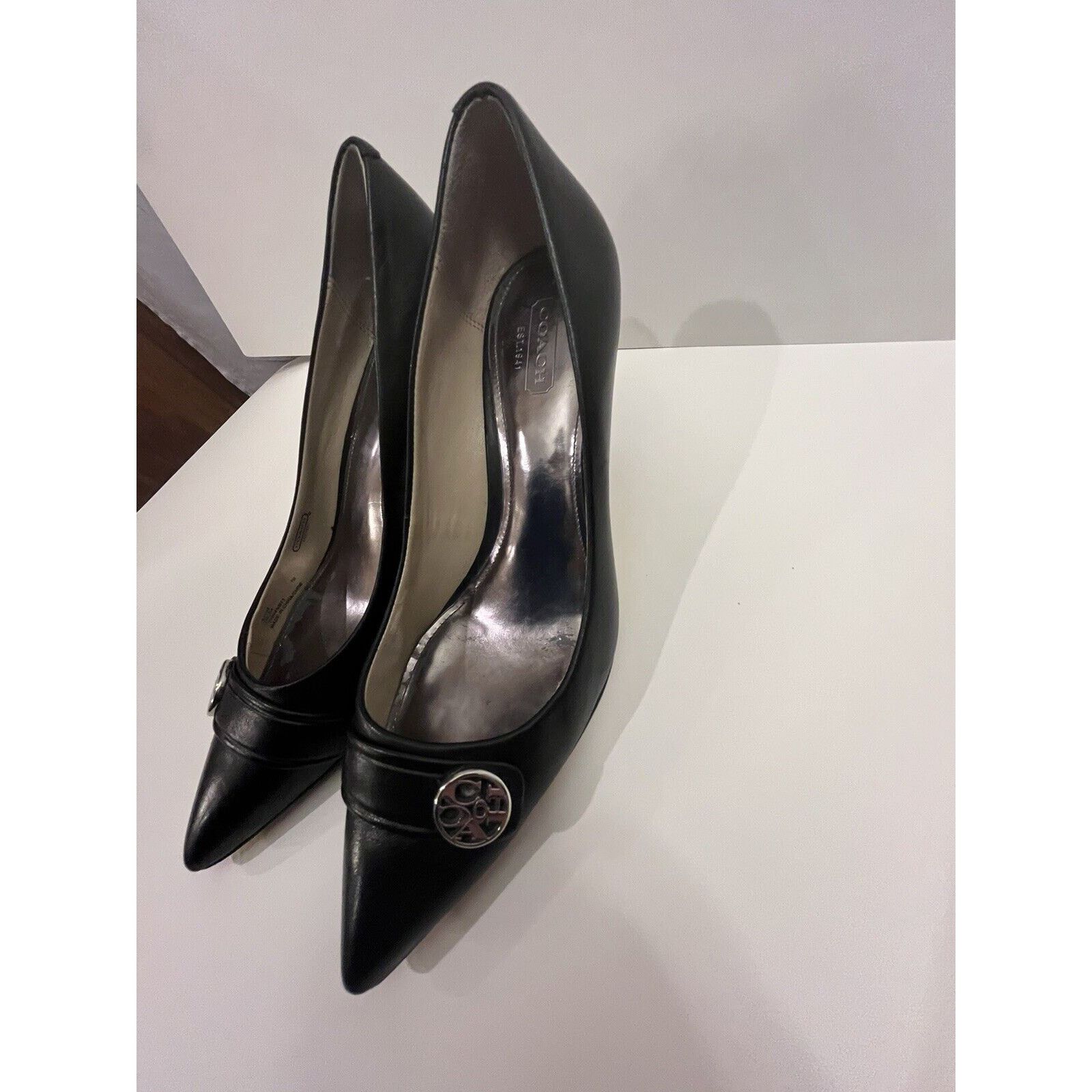 Coach Coach Zelda Signature Logo Dress Pumps Ladies 7B Shoes Size US 7 / IT 37 - 7 Thumbnail