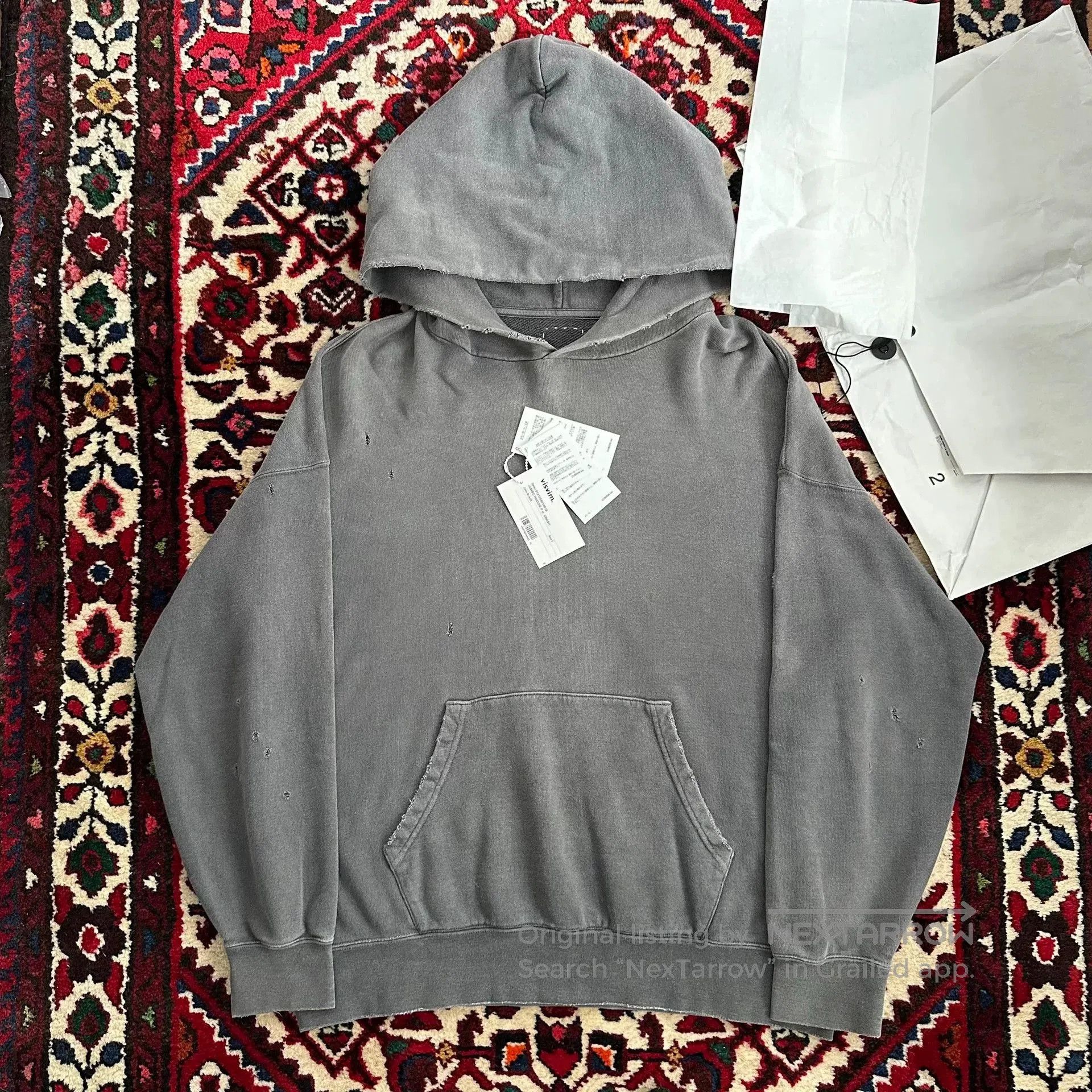 Visvim visvim jumbo hoodie in gray. Size US L / EU 52-54 / 3 - 1 Thumbnail