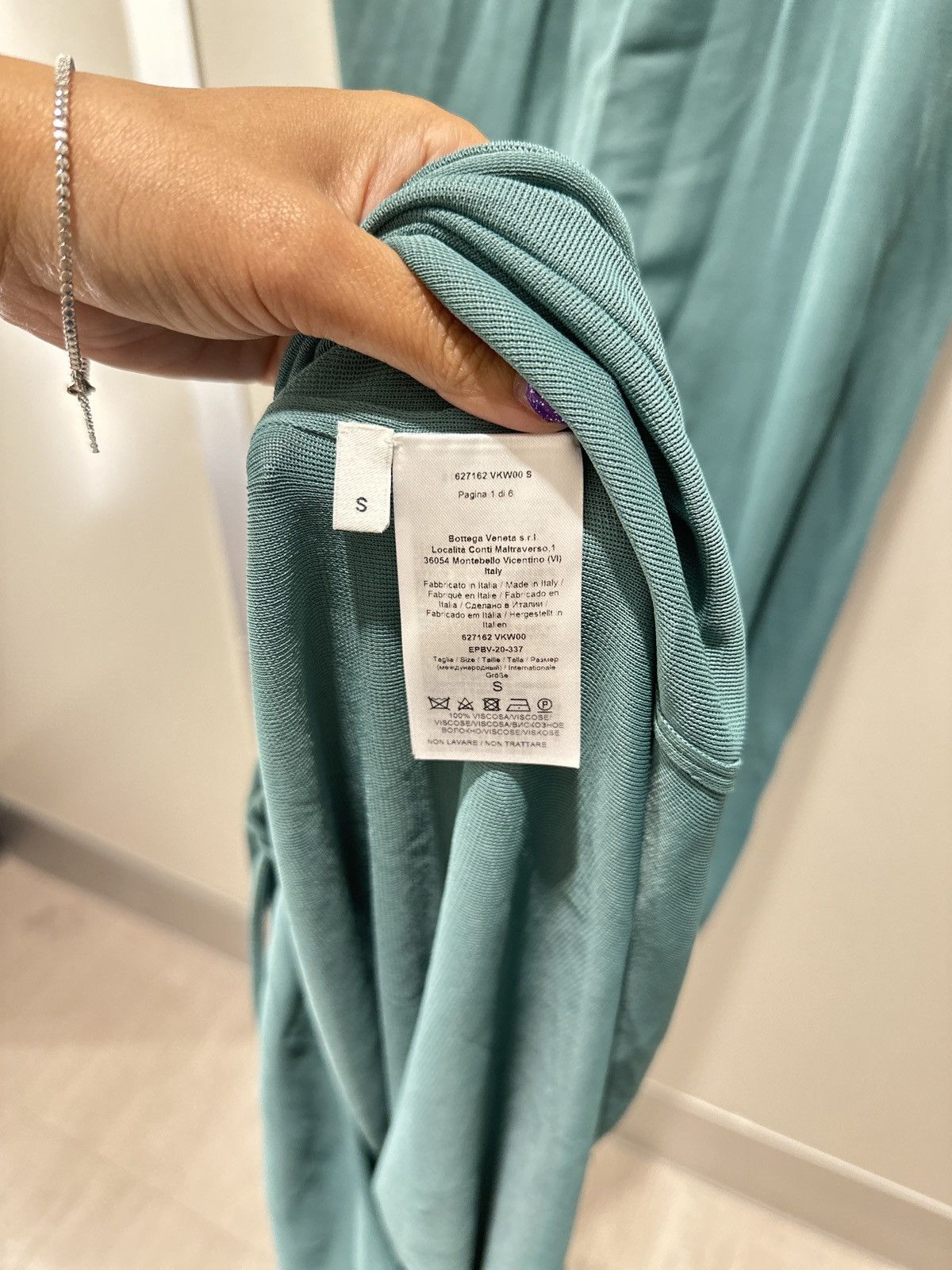 Bottega Veneta NWT Authentic Bottega Veneta Mini Dress Emerald Green in S Size S / US 4 / IT 40 - 8 Thumbnail