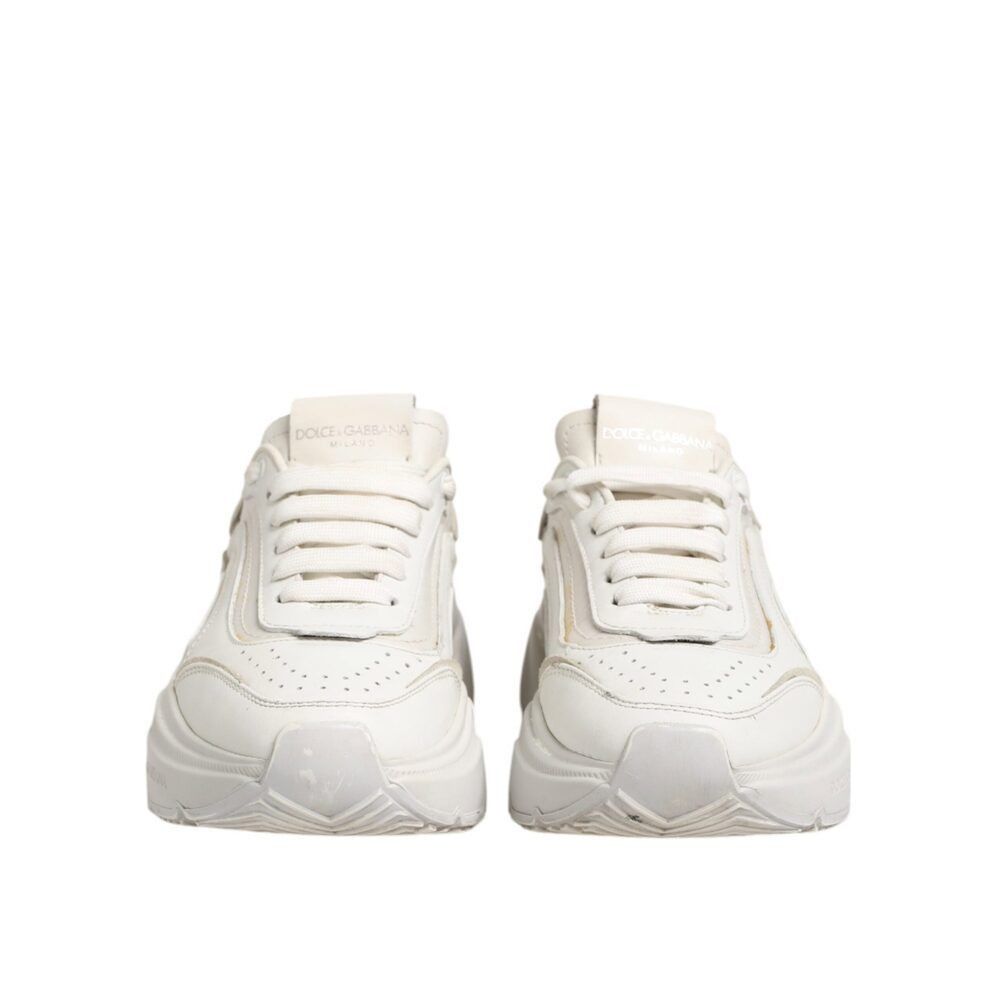 Dolce & Gabbana Dolce & Gabbana White DAYMASTER Calf Leather Sneakers Shoes Size US 7 / IT 37 - 2 Thumbnail