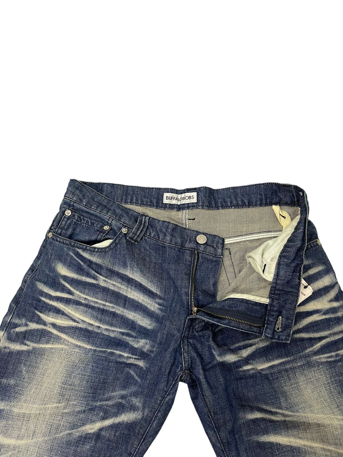 Japanese Brand Flare Jeans Buffalo Bobs Banana Curv Low Rise Boot Cut 8🟦0 Size US 35 - 11 Thumbnail