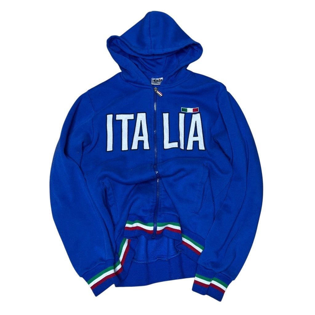 Vintage Vintage y2k Italia Full Zip Hoodie Sweatshirt Jumper Small Size US S / EU 44-46 / 1 - 1 Thumbnail