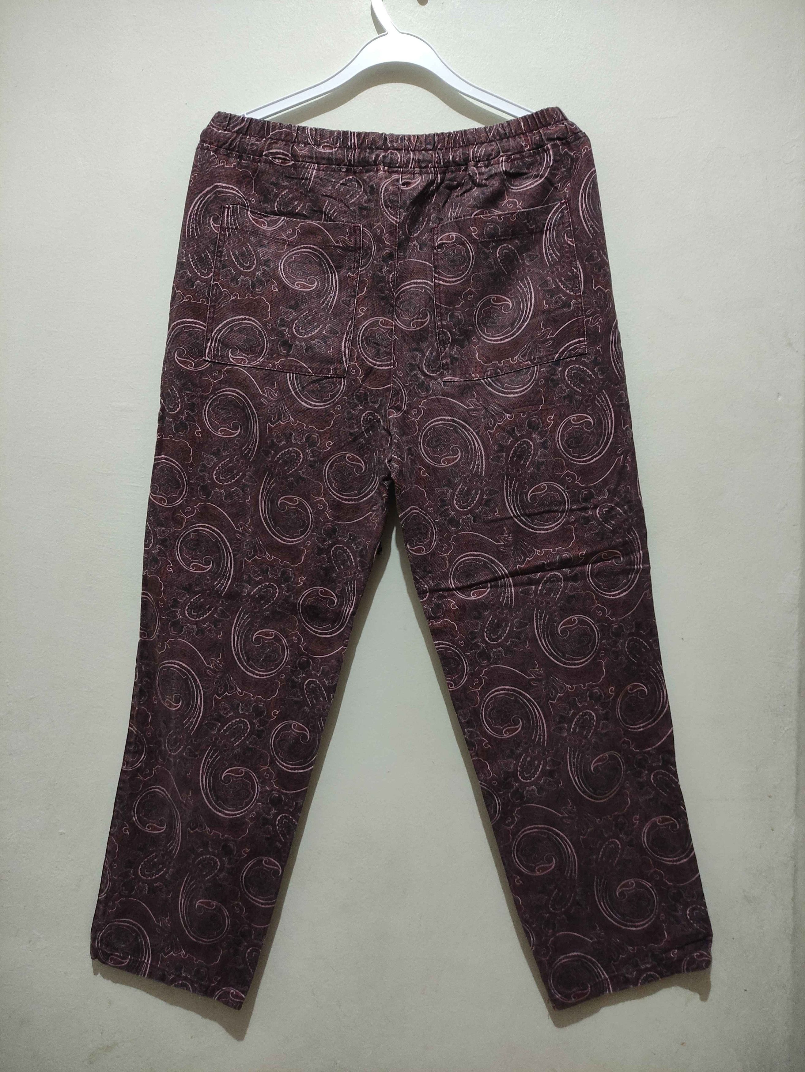 Zara Zara drawstring Paisley pants Size US 32 / EU 48 - 2 Thumbnail