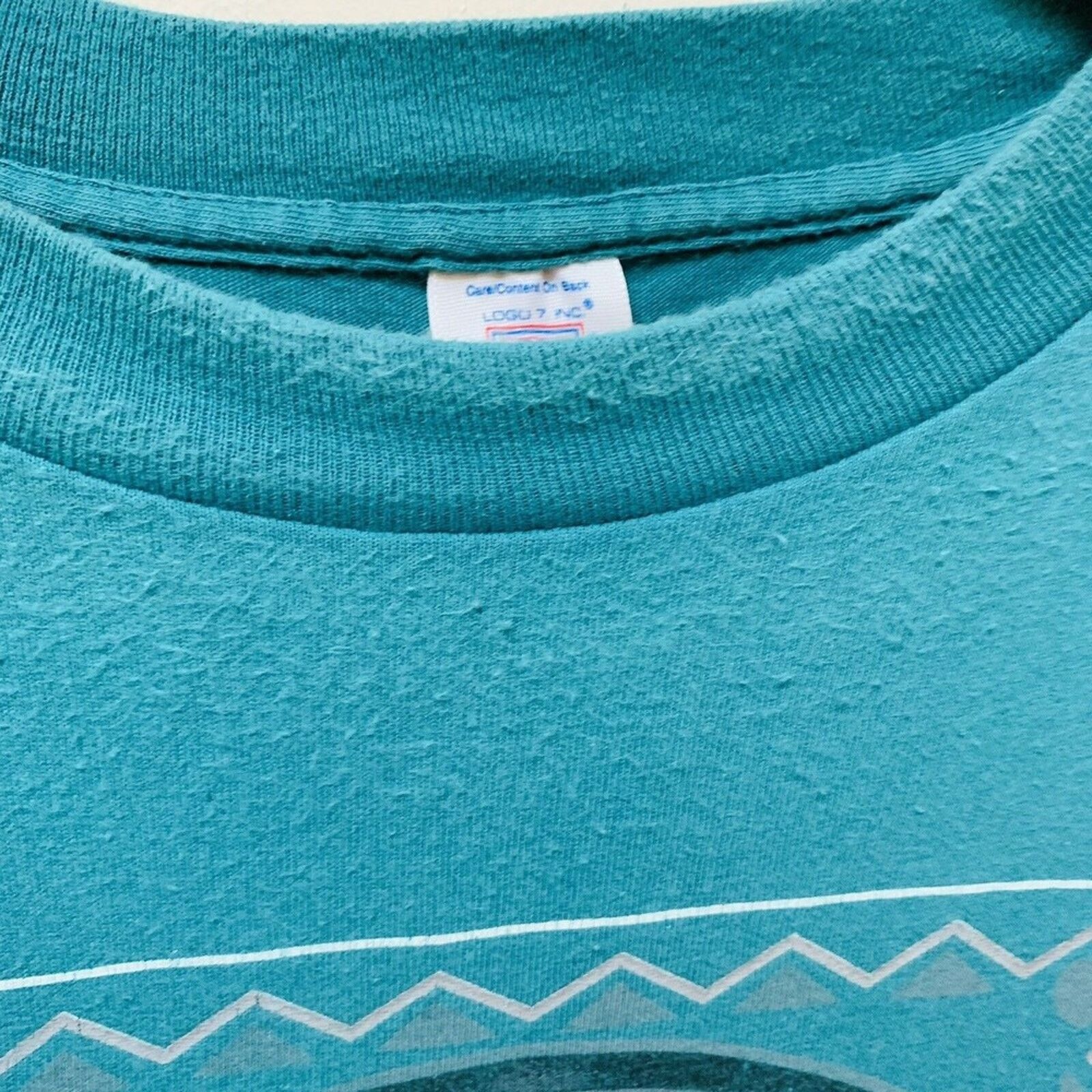 Logo 7 Vtg 90s Logo 7 Florida Marlins Shirt Single Stitch Made USA Size US XL / EU 56 / 4 - 5 Thumbnail