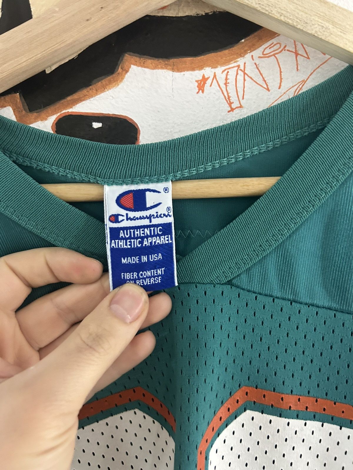 NFL × Vintage 90s #39 Larry Csonka Dolphins Jersey Size US XL / EU 56 / 4 - 6 Thumbnail