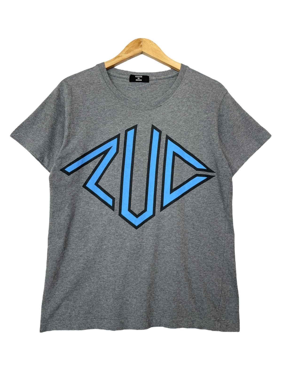 CABANE de ZUCCa Cabane De Zucca By Issey Miyake Spellout Grey Tees Size S Size US S / EU 44-46 / 1 - 1 Thumbnail
