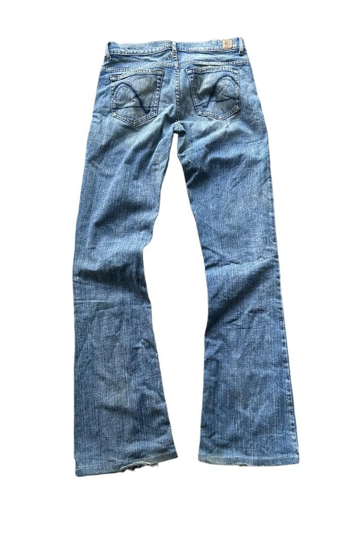Georges Marciano × Guess × Vintage Vintage Flared Guess Jeans Stretch Size 28" / US 6 / IT 42 - 5 Thumbnail