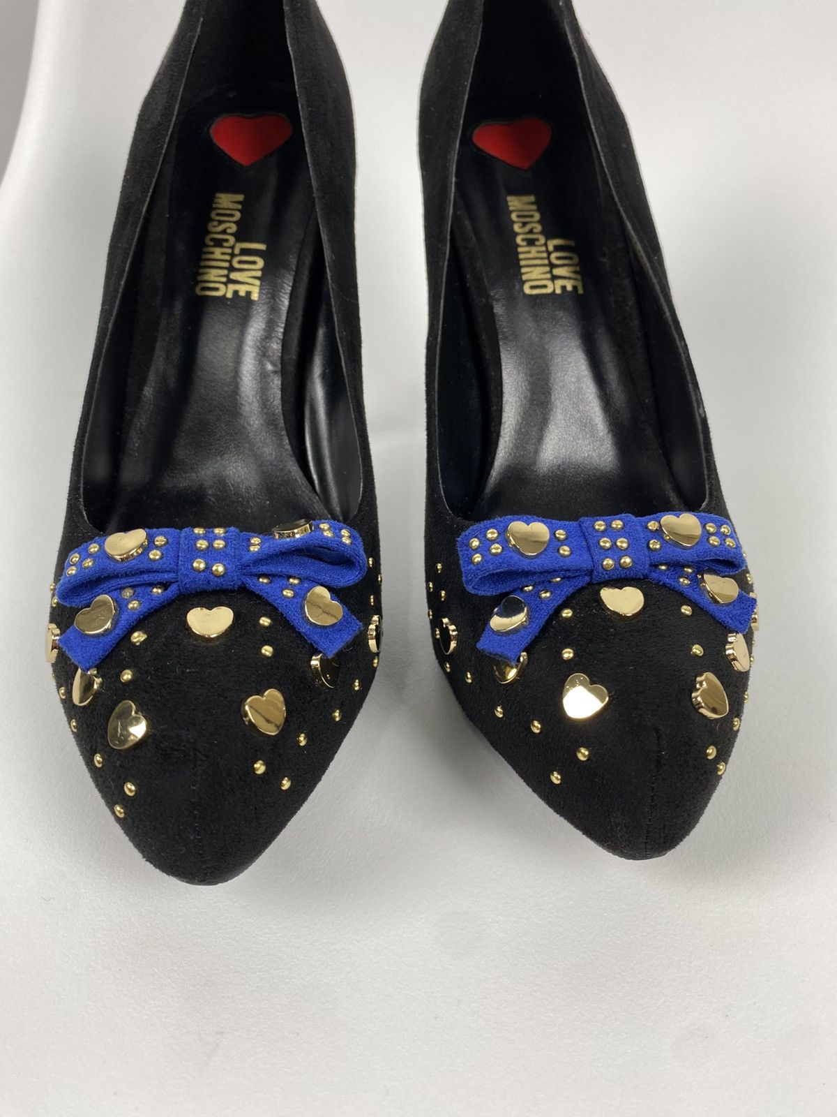 Love Moschino Love Moschino Suede Heels Bow Decorated size 39 Size US 9 / IT 39 - 5 Thumbnail