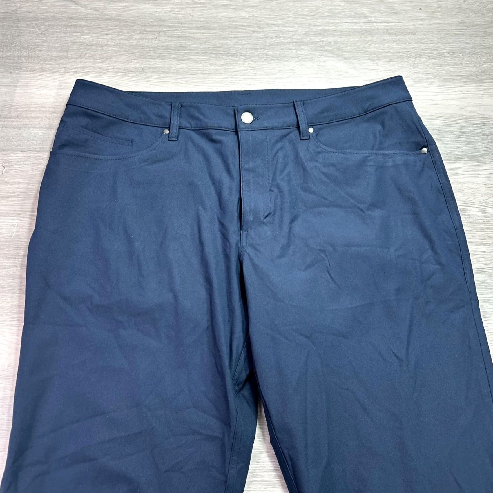 Lululemon Lululemon Pants Mens 36 Blue Straight Leg 5 Pocket Chino Casual LM5ADFS Size US 36 / EU 52 - 3 Thumbnail