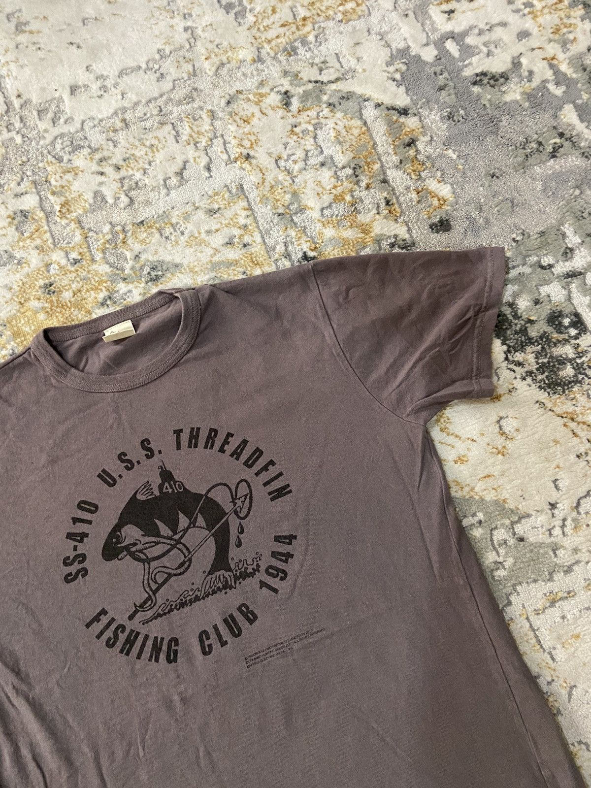 Other × Vintage VINTAGE USS THREADFIN SUBMARINE FISHING CLUB Size US L / EU 52-54 / 3 - 3 Thumbnail