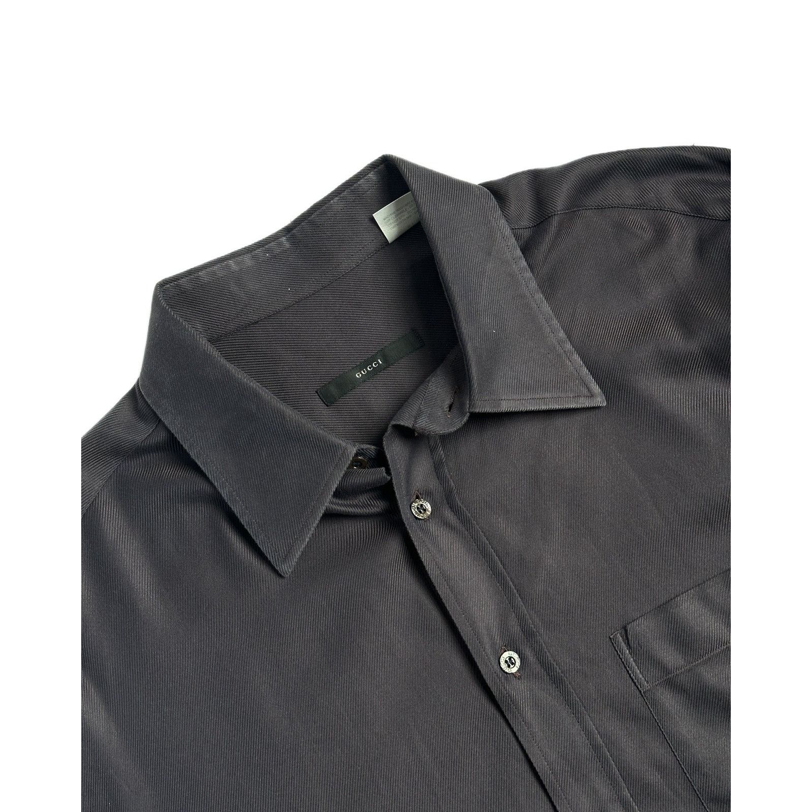 Gucci Gucci by Tom Ford Iridescent Button Up Shirt Size US XL / EU 56 / 4 - 2 Thumbnail