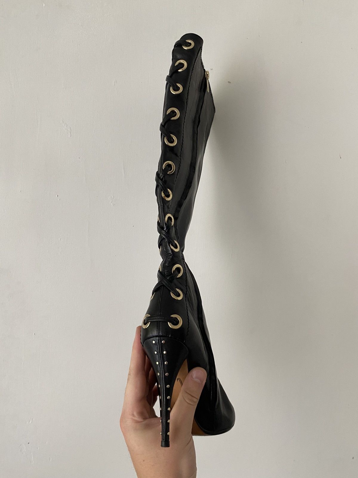 Yves Saint Laurent Yves Saint Laurent Vintage Avant Garde Hight Boots Size US 7 / IT 37 - 5 Thumbnail