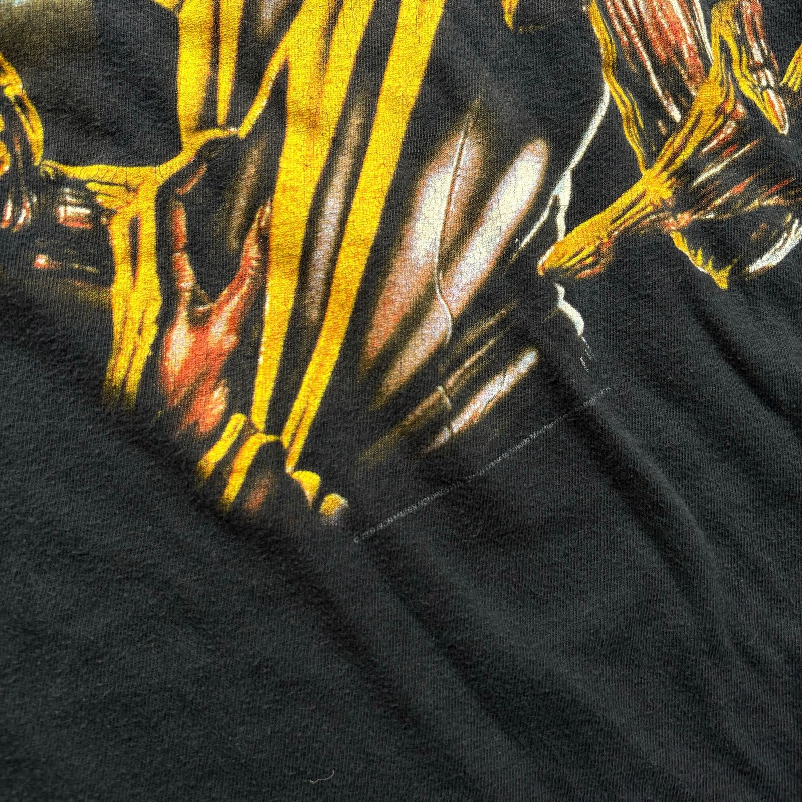 Band Tees × Vintage Vintage Faded Y2K iron maiden Black t-shirt Size US L / EU 52-54 / 3 - 3 Thumbnail