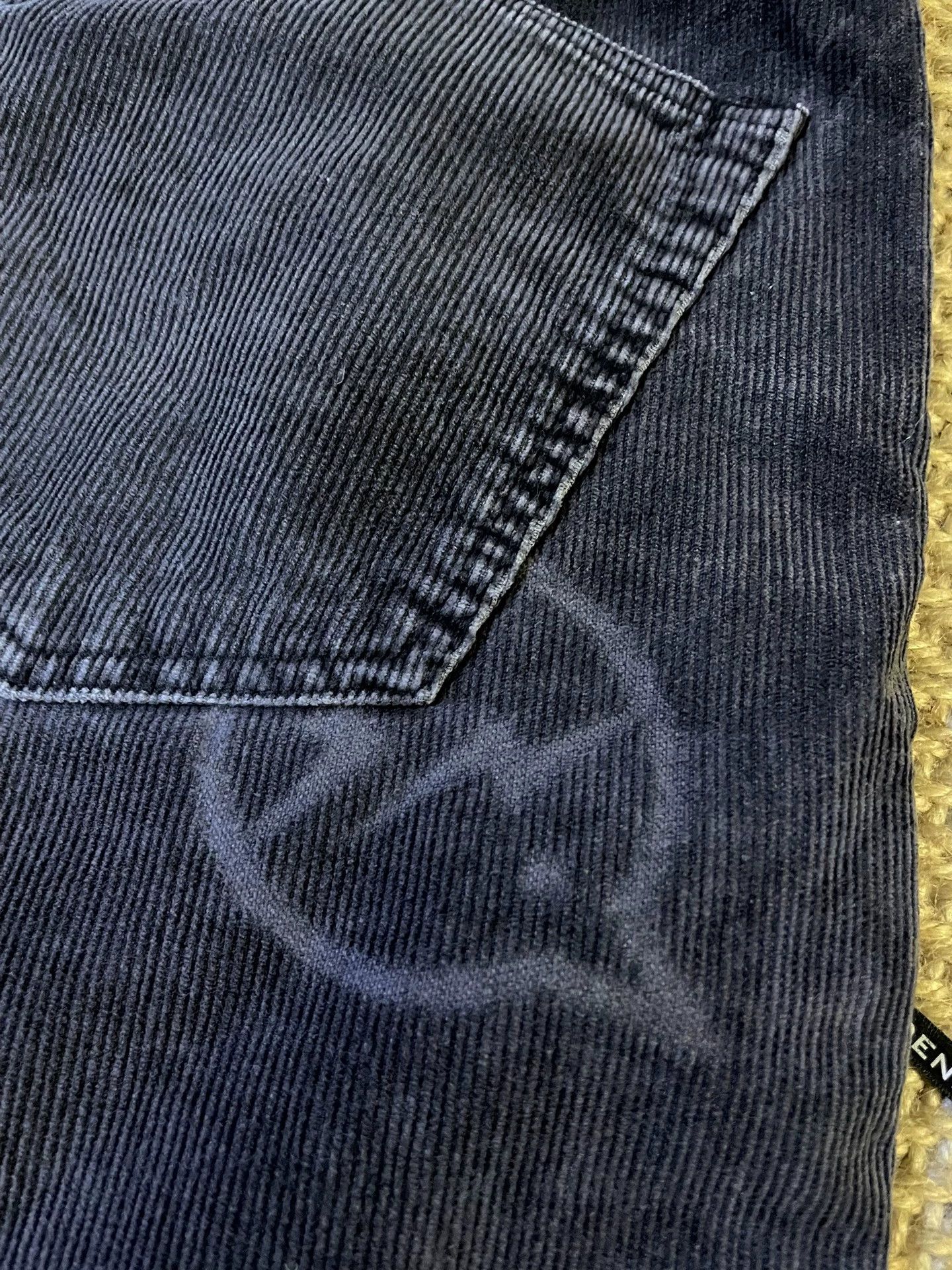 Fragment Design FRAGMENT x VANQUISH Black Washed Corduroy Pants W30 Size US 30 / EU 46 - 5 Thumbnail