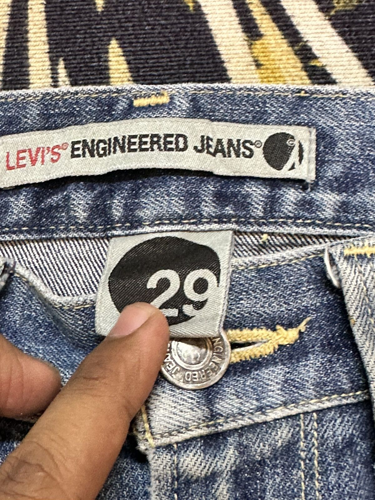 Engineered Garments × Levi's Vintage Levi’s Engineered Mudwash Ripped Distressed Denim Size US 30 / EU 46 - 8 Thumbnail