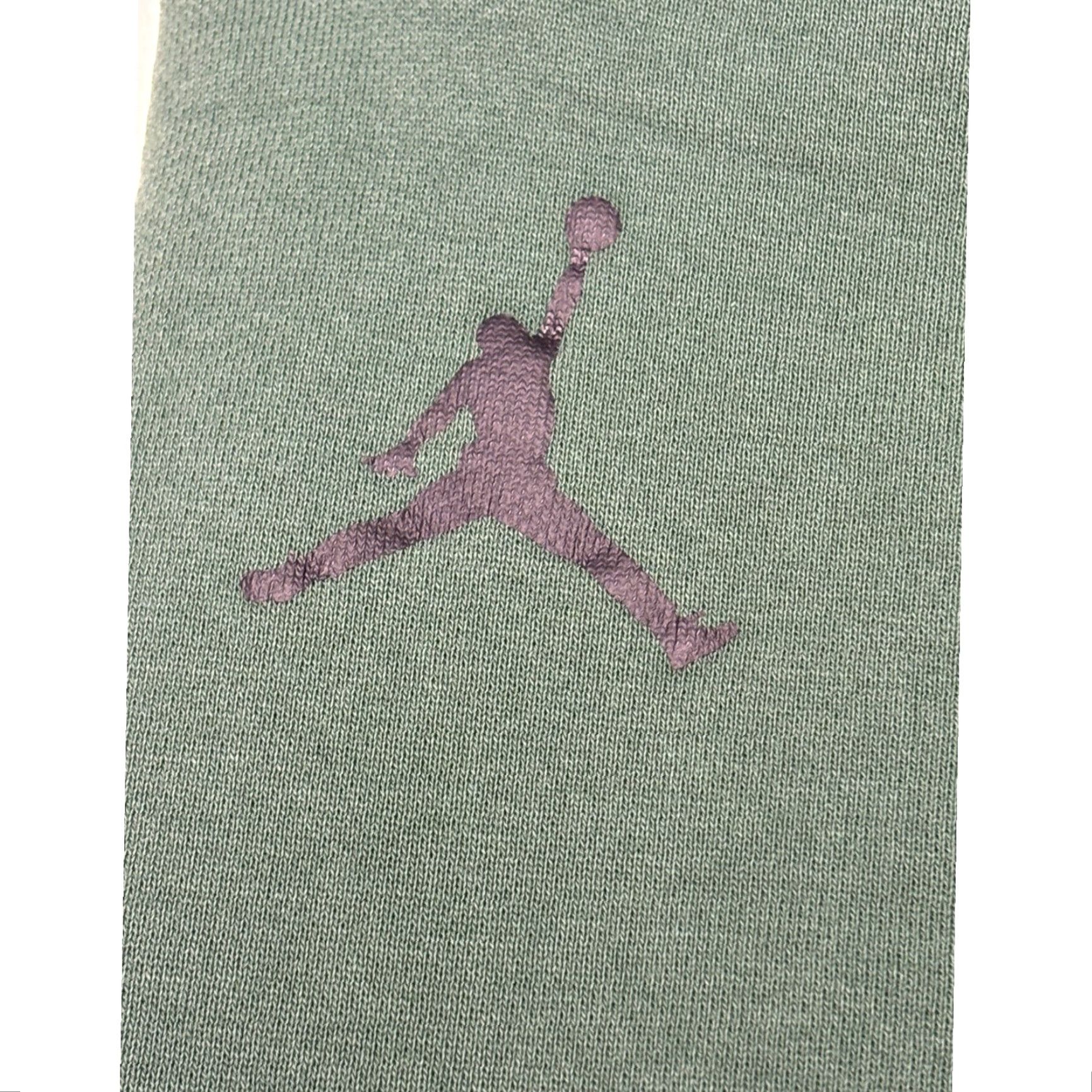 Jordan Brand Jordan Jumpman Sweatpants Pants Men 2XL Green Fleece Elastic Waist Drawstring Moisture Wicking Athletic Training Size US 39 - 6 Thumbnail