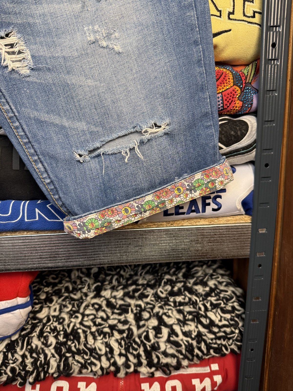 Levi's Levi’s Takashi Murakami Crazy Jeans Shorts Size US 32 / EU 48 - 4 Thumbnail