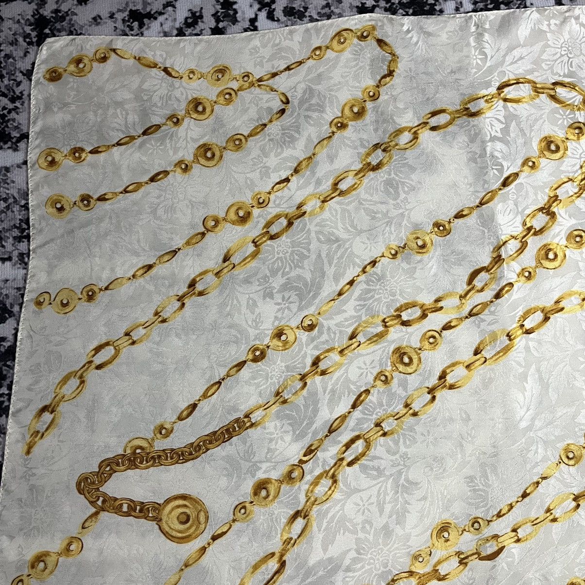 Yves Saint Laurent Yves Saint Laurent Silk scarf Size ONE SIZE - 4 Thumbnail