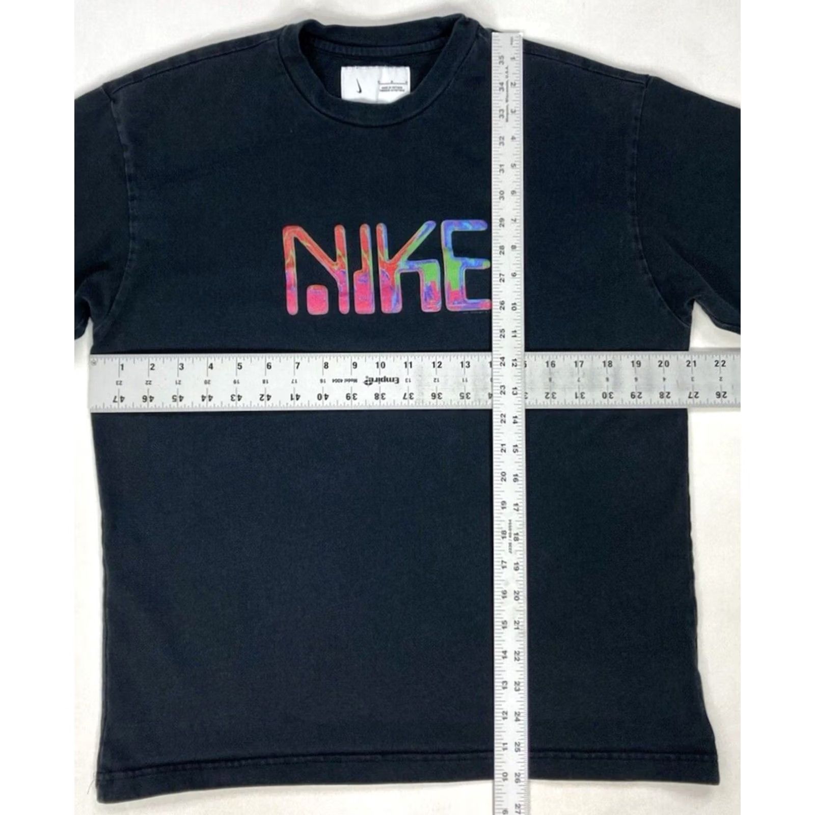 Nike VINTAGE Nike Heavy Metal Graphic T-shirt Men Medium Black Short Sleeve DX5828 010 Size US M / EU 48-50 / 2 - 5 Thumbnail