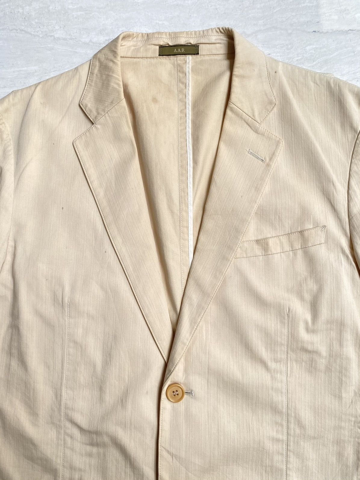 Yohji Yamamoto A.A.R Yohji Design Studio Suit Blazers Size 54L - 3 Thumbnail