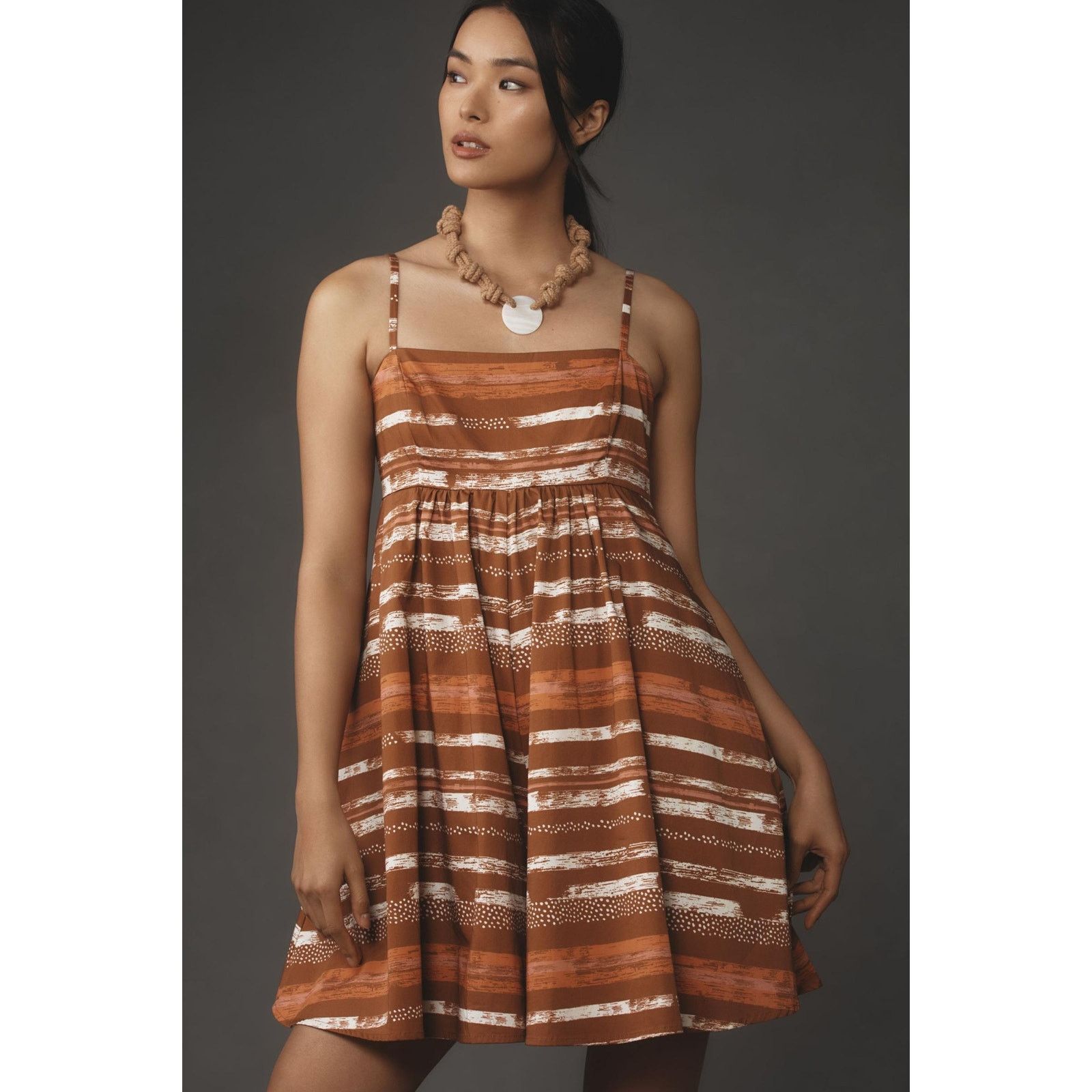 Anthropologie New Anthropologie Hutch Bandeau Romper $160 X-SMALL Brown Size 26" / US 2 / IT 38 - 1 Thumbnail