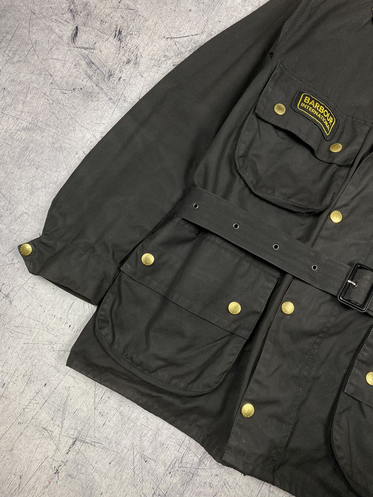 Barbour Vintage Barbour International A7 Waxed Jacket Size US L / EU 52-54 / 3 - 9 Thumbnail