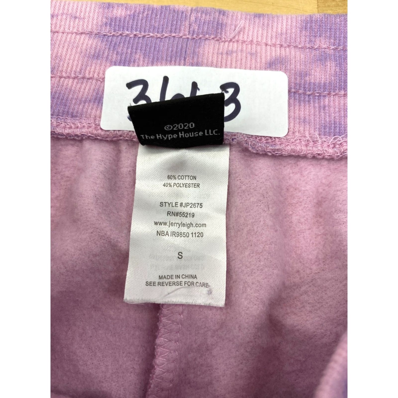 Vintage Hype House Sweatpants Pants Tie Dye Pink Purple Small S Women Activewear Size 28" / US 6 / IT 42 - 3 Thumbnail