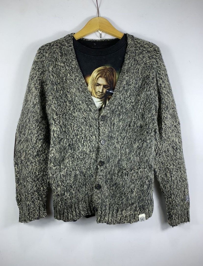 Issey Miyake Inherit Wool Cardigan Kurt Cobain Grunge Style Size US M / EU 48-50 / 2 - 2 Thumbnail