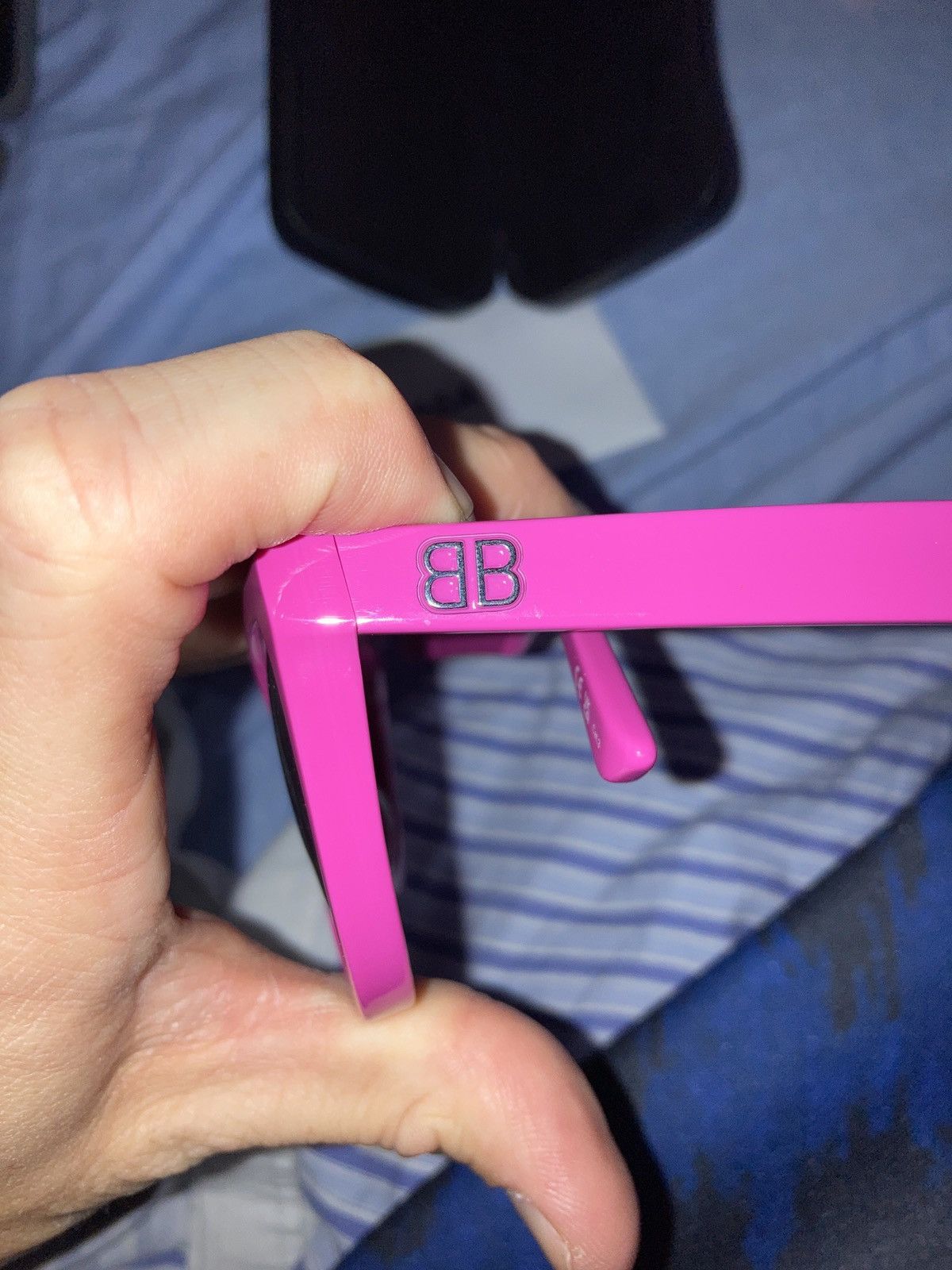 Balenciaga Brand new BALENCIAGA Pink Sunglasses Size ONE SIZE - 4 Thumbnail