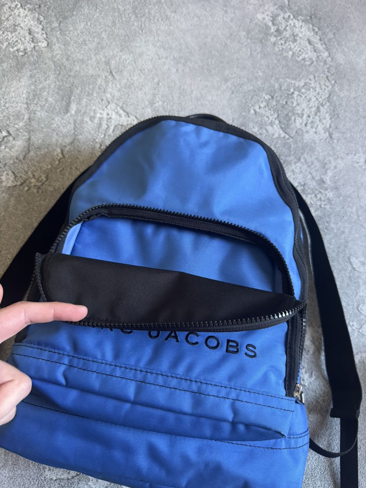Marc Jacobs Marc Jacobs blue zip backpack 🎒 Bag Size ONE SIZE - 6 Thumbnail