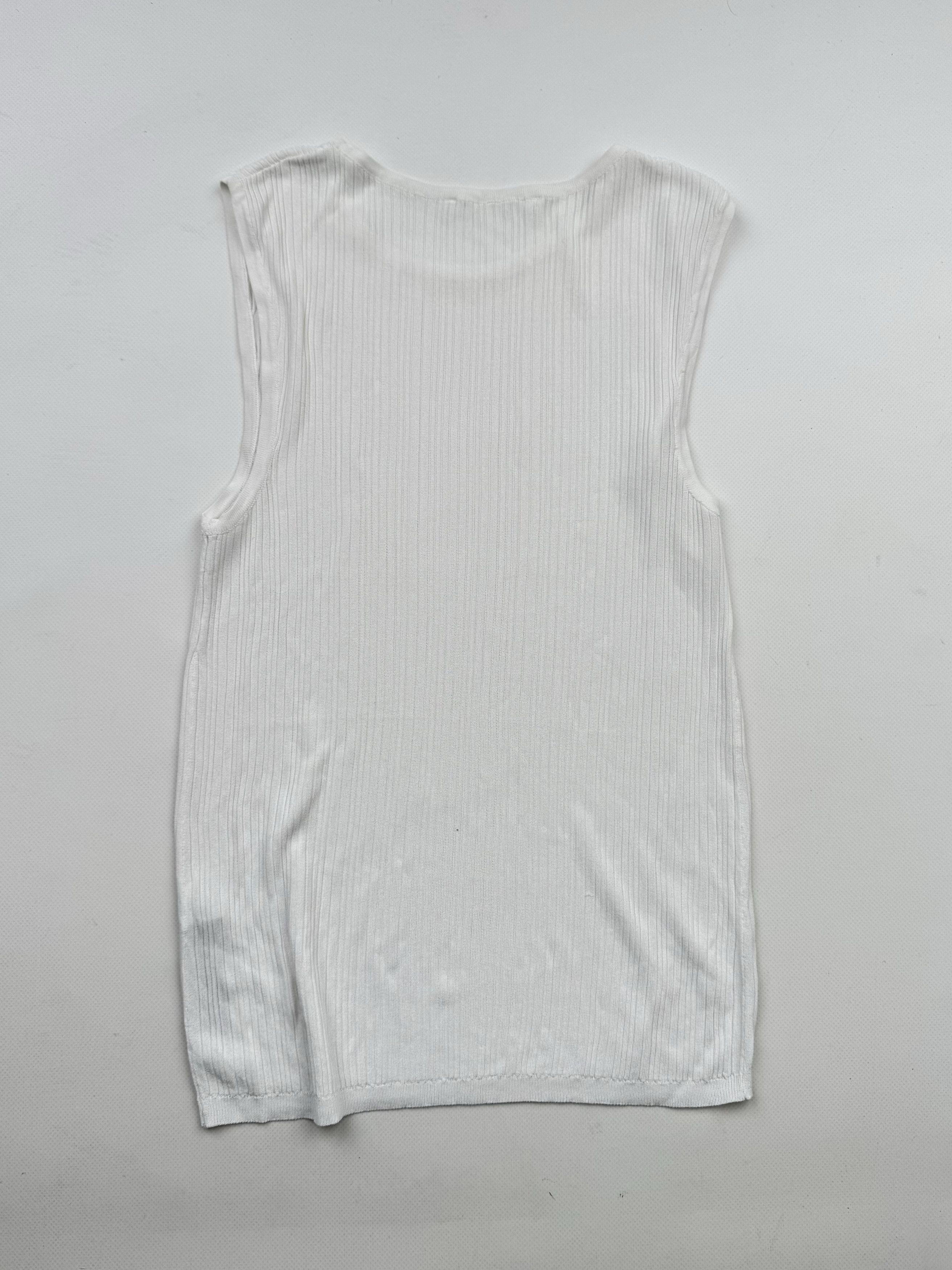 Vintage Vintage Pleated Tank Top B80(V295)E2 Size S / US 4 / IT 40 - 4 Thumbnail