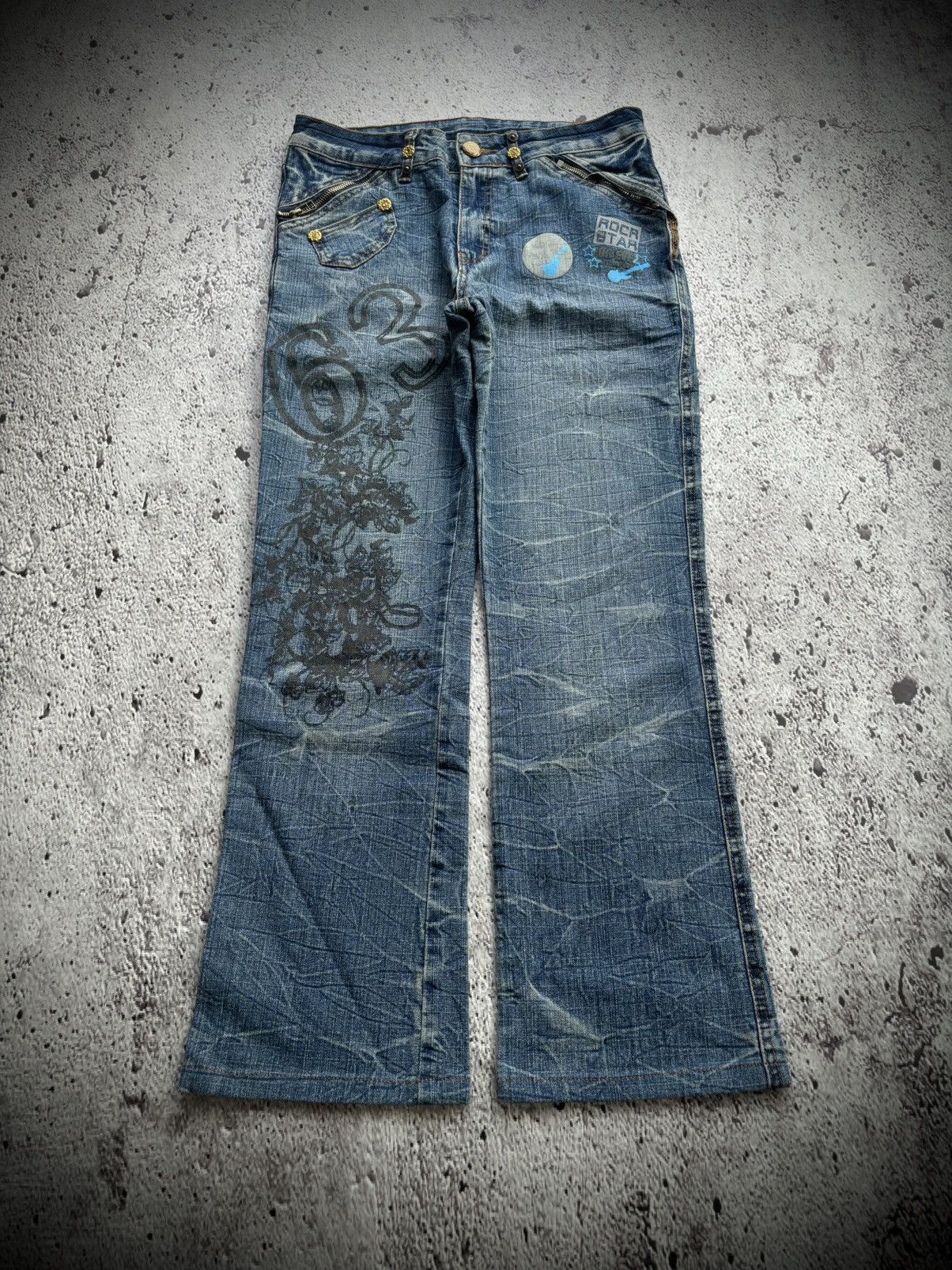 Hysteric Glamour Y2k Rock star Ifsixwasnine Punk style jeans Size US 29 - 1 Thumbnail