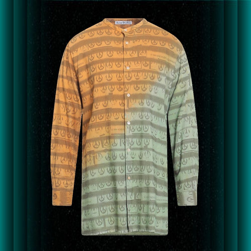 Acne Studios o1y0824 Button Up Shirt in Multicolor Size US S / EU 44-46 / 1 - 1 Thumbnail