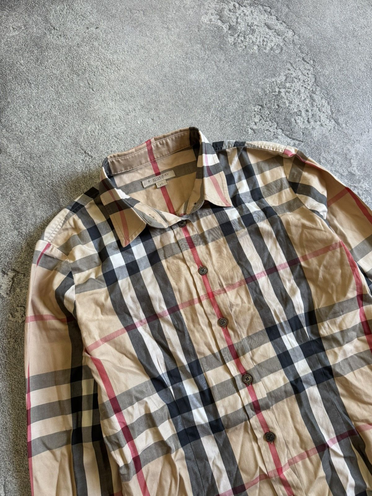 Burberry Burberry Brit XS/size nova check shirts button up blouse Size XS / US 0-2 / IT 36-38 - 2 Thumbnail