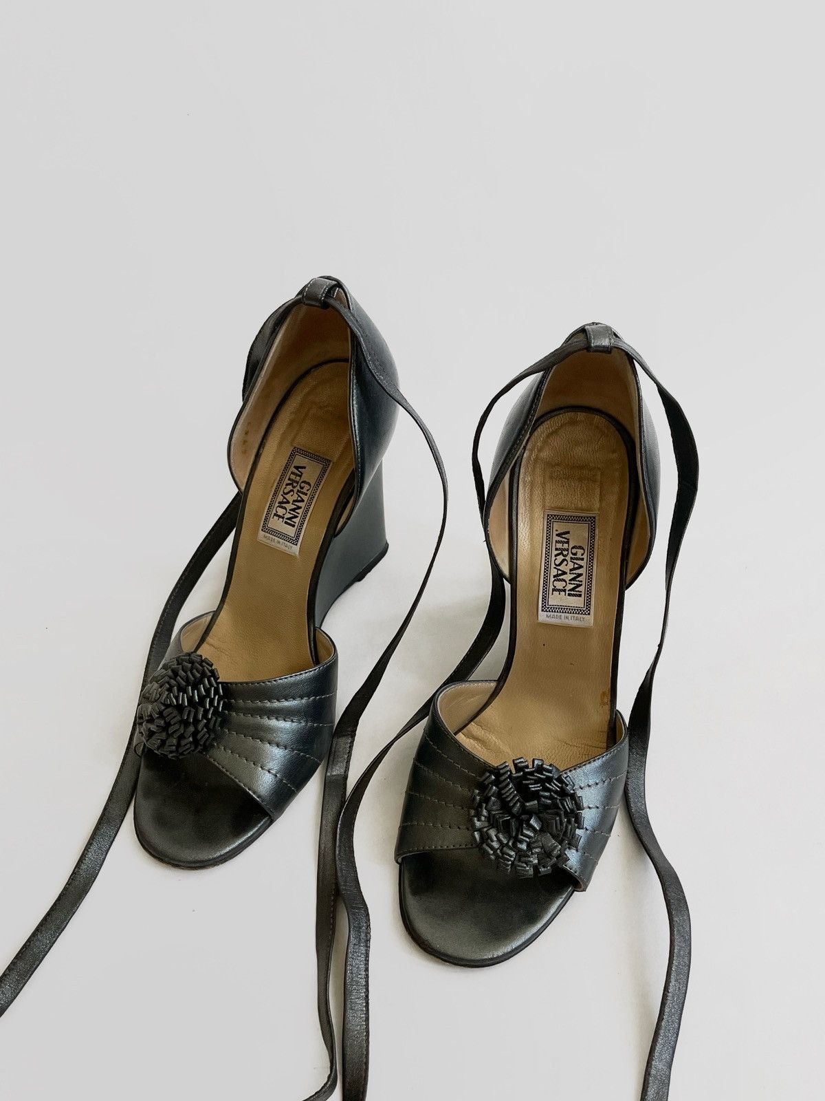 Versace Archive Gianni Versace platform shoes Size US 7 / IT 37 - 4 Thumbnail