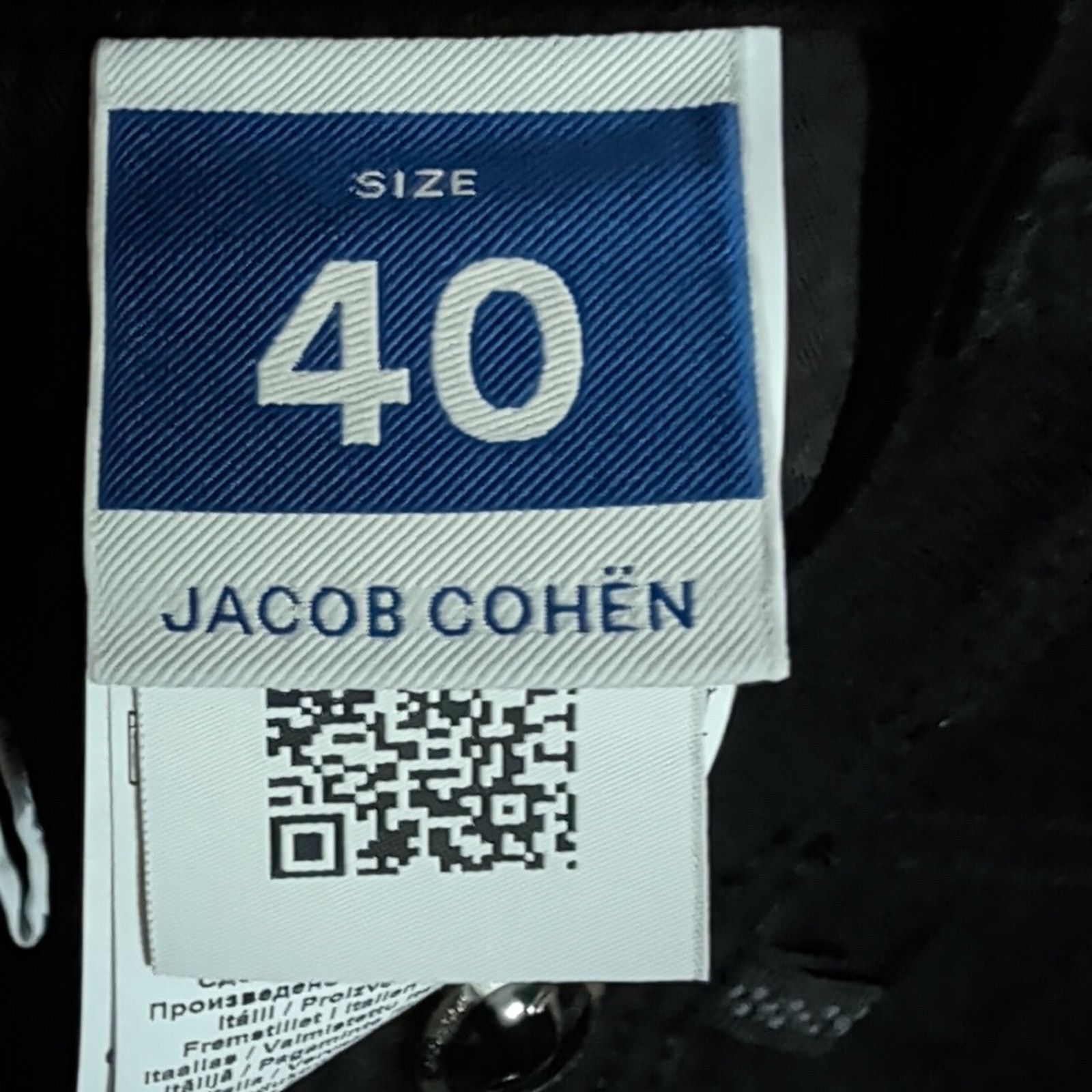 Jacob Cohen Jacob Cohen Jet Black Men's Jeans Size 40 Size US 40 / EU 56 - 9 Thumbnail