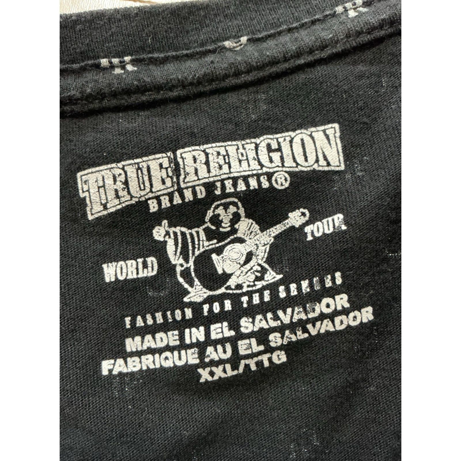 True Religion VINTAGE True Religion All Over Print Monogram Black Short Sleeve Crewneck T-Shirt XXL Men Size US XXL / EU 58 / 5 - 6 Thumbnail