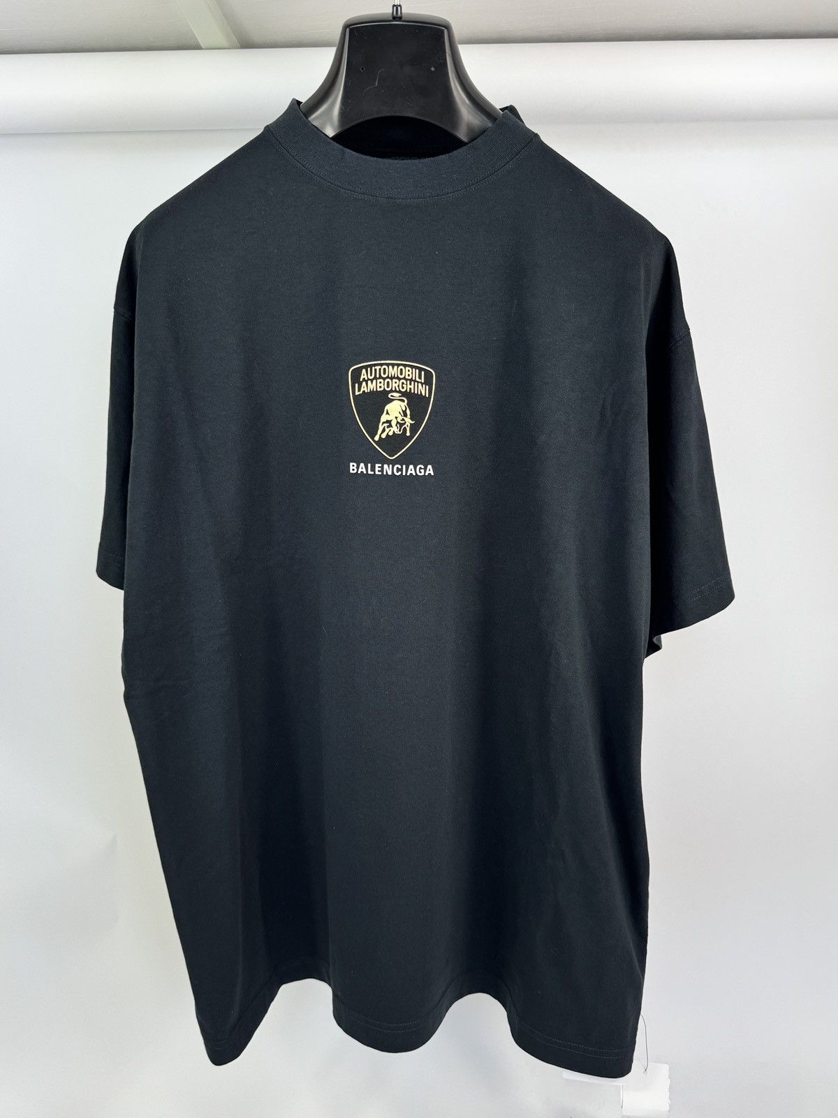 Balenciaga × Lamborghini LOGO PRINT OVERSIZED T-SHIRT SIZE