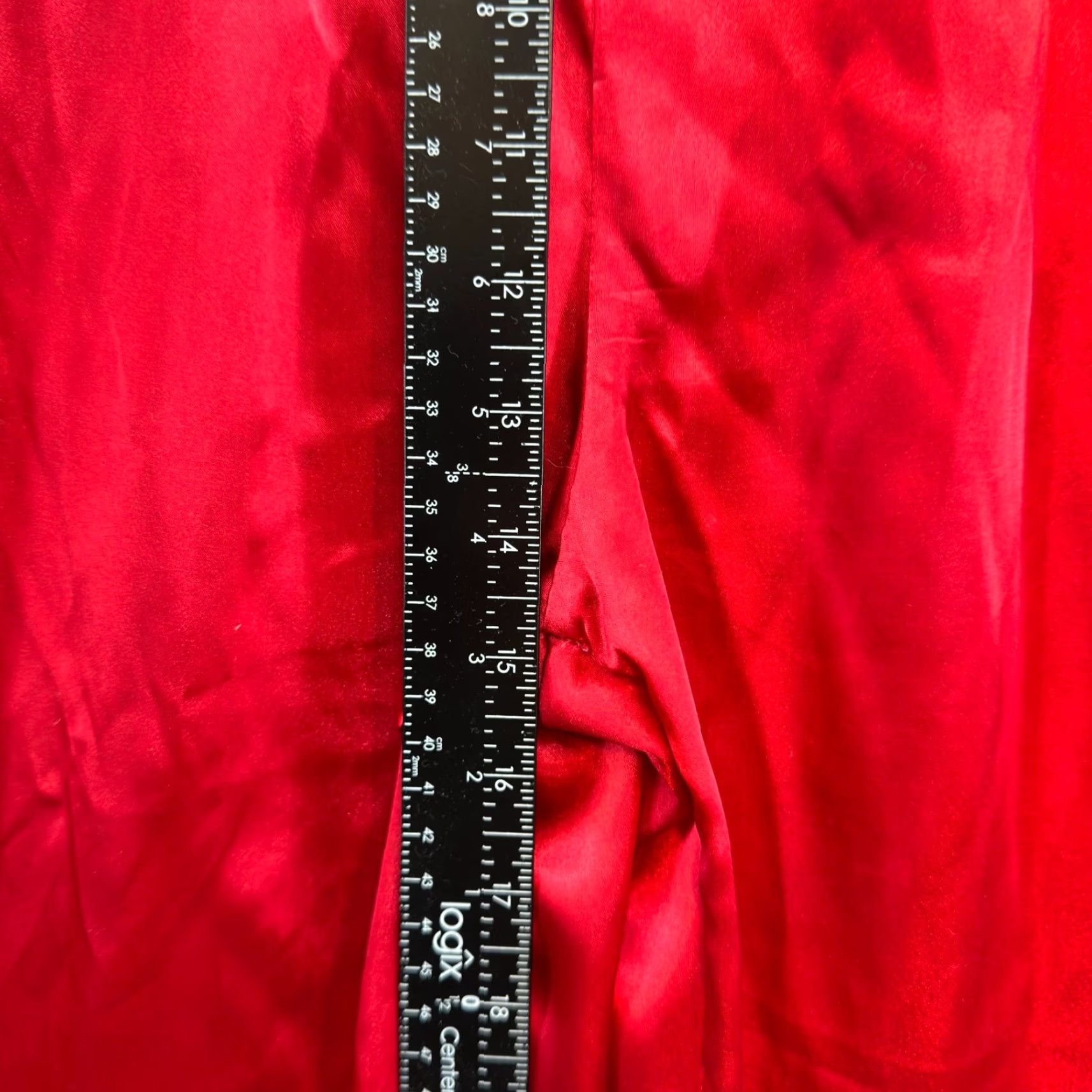 Victoria's Secret VINTAGE Victoria's Secret Pajama Pants M Red Satin Gold Label Sleep Lounge Womens Size 32" / US 10 / IT 46 - 6 Thumbnail