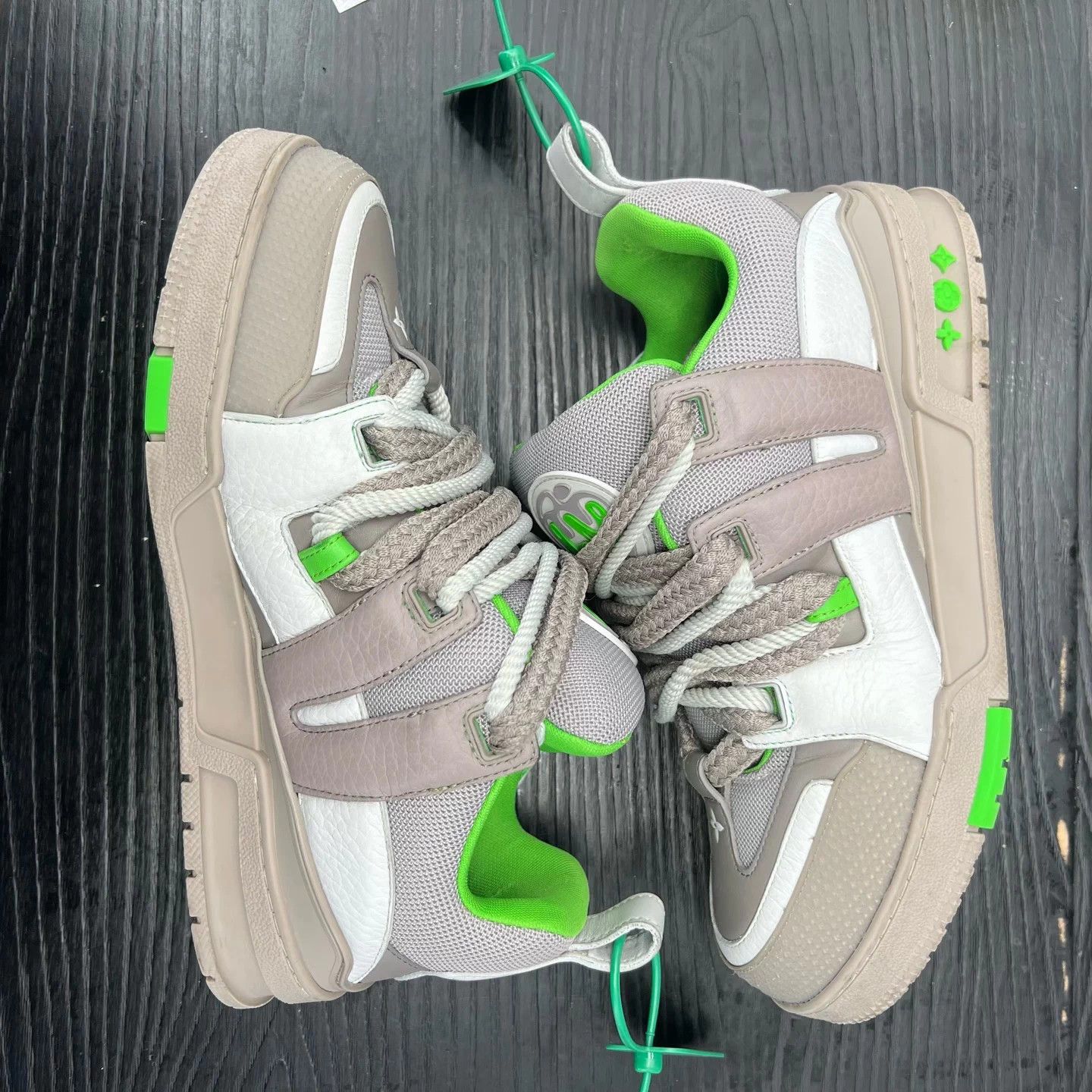 Louis Vuitton LV Skate Shoes Gray 7/41 New Box Size US 8 / EU 41 - 2 Thumbnail