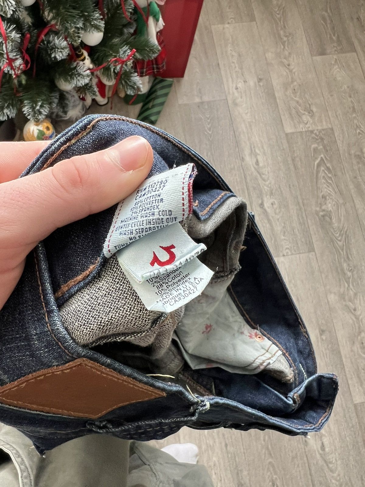 If Six Was Nine True Religion Low Rise Flared Denim Black Jeans Size 29" - 11 Thumbnail