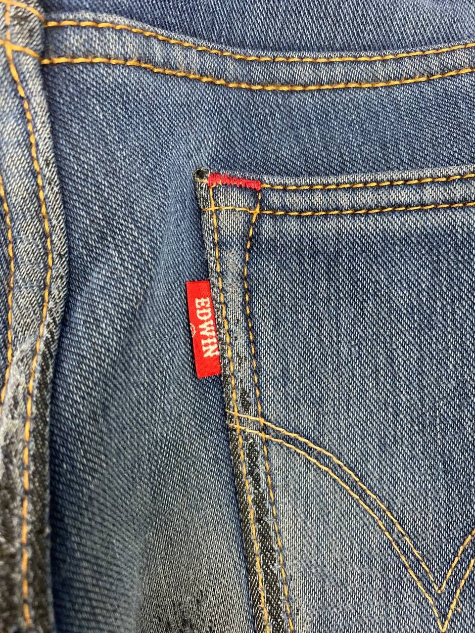 Edwin edwin fleece lining distressed denim Size 30" / US 8 / IT 44 - 7 Thumbnail