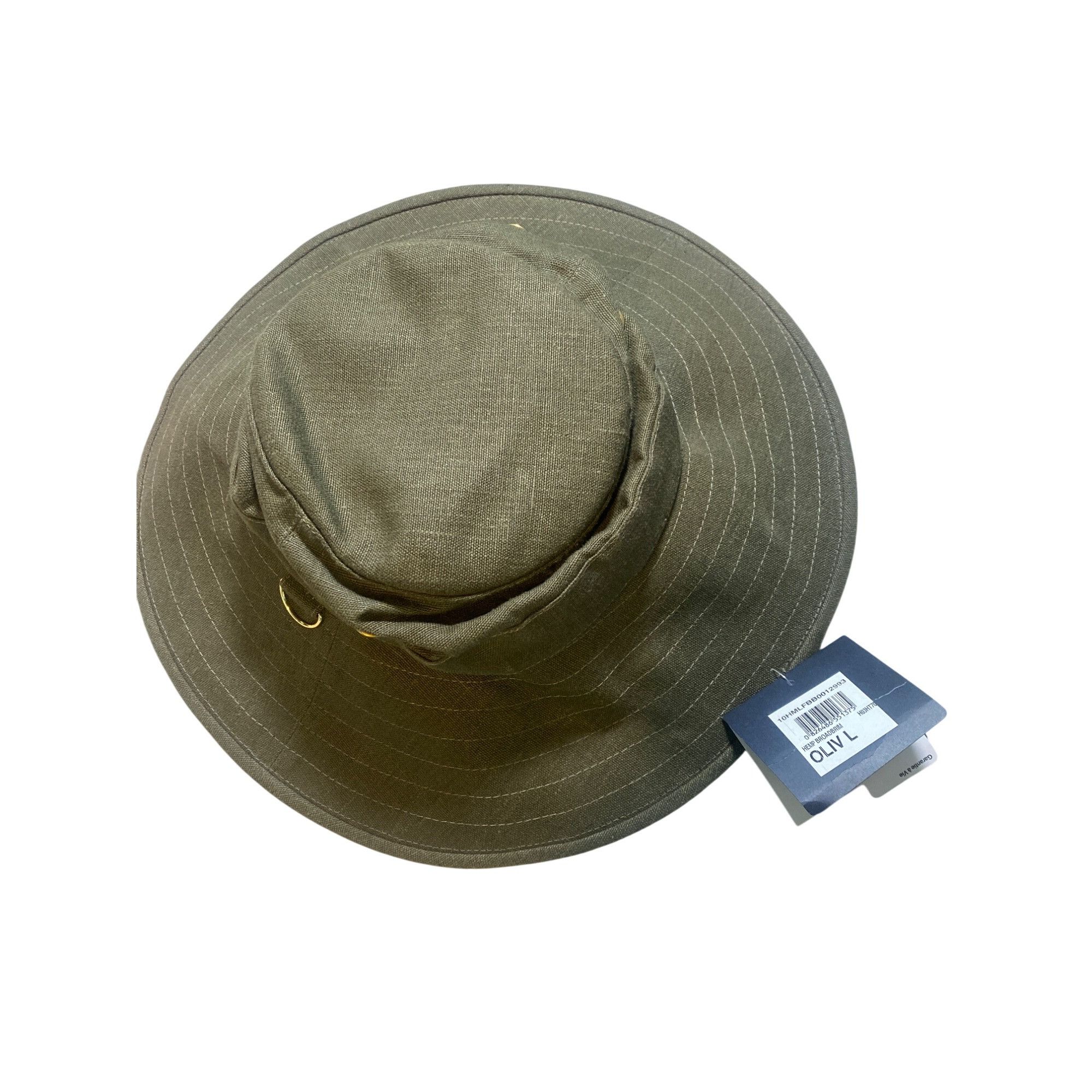 Tilley NWT Tilley Hemp Broad Brim Natural Hat Olive Large MSRP$115 Size ONE SIZE - 8 Thumbnail