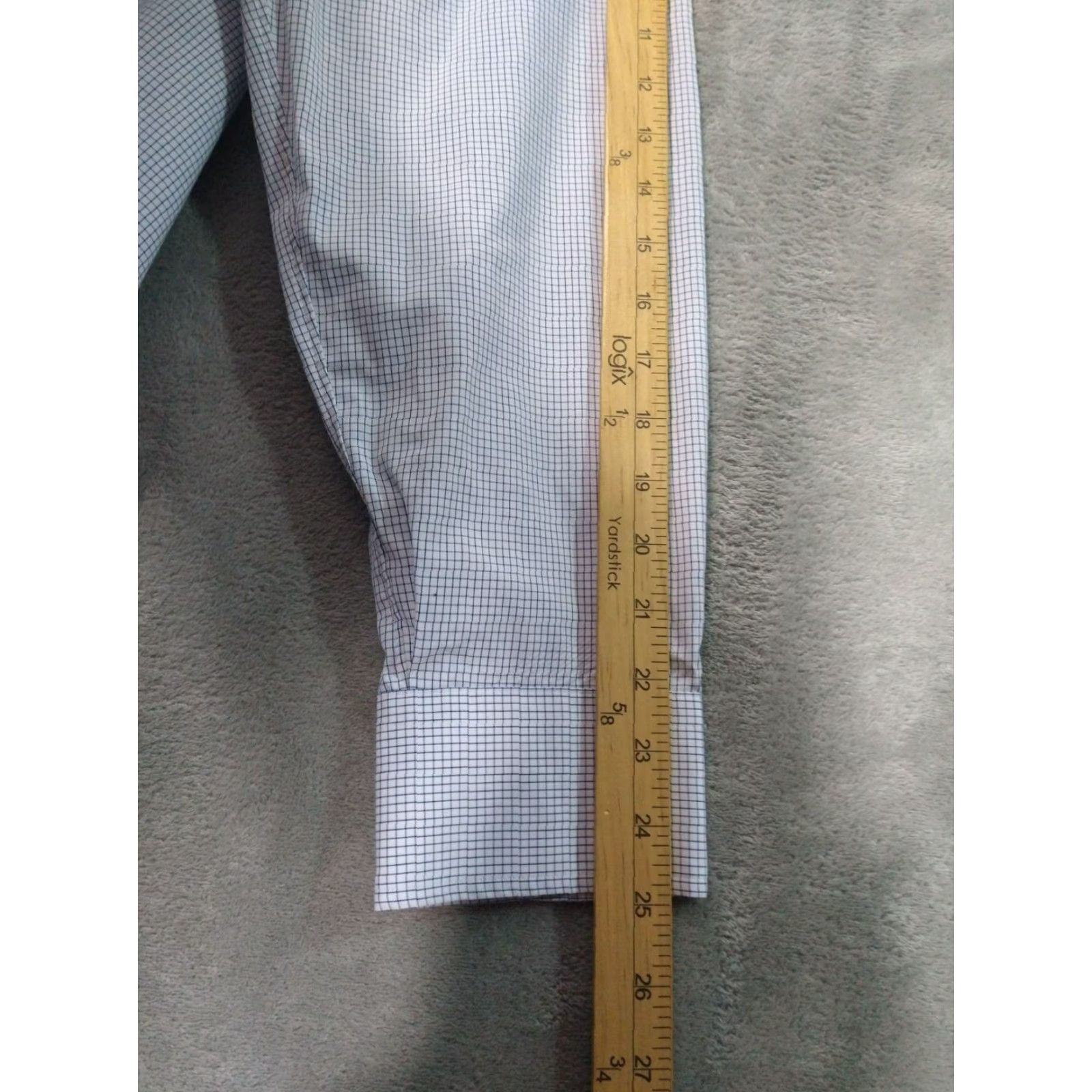 Uniqlo Uniqlo Shirt Mens 2XL White Blue Check Long Sleeve Button Down Cotton Lot of 2 Size US XXL / EU 58 / 5 - 5 Thumbnail