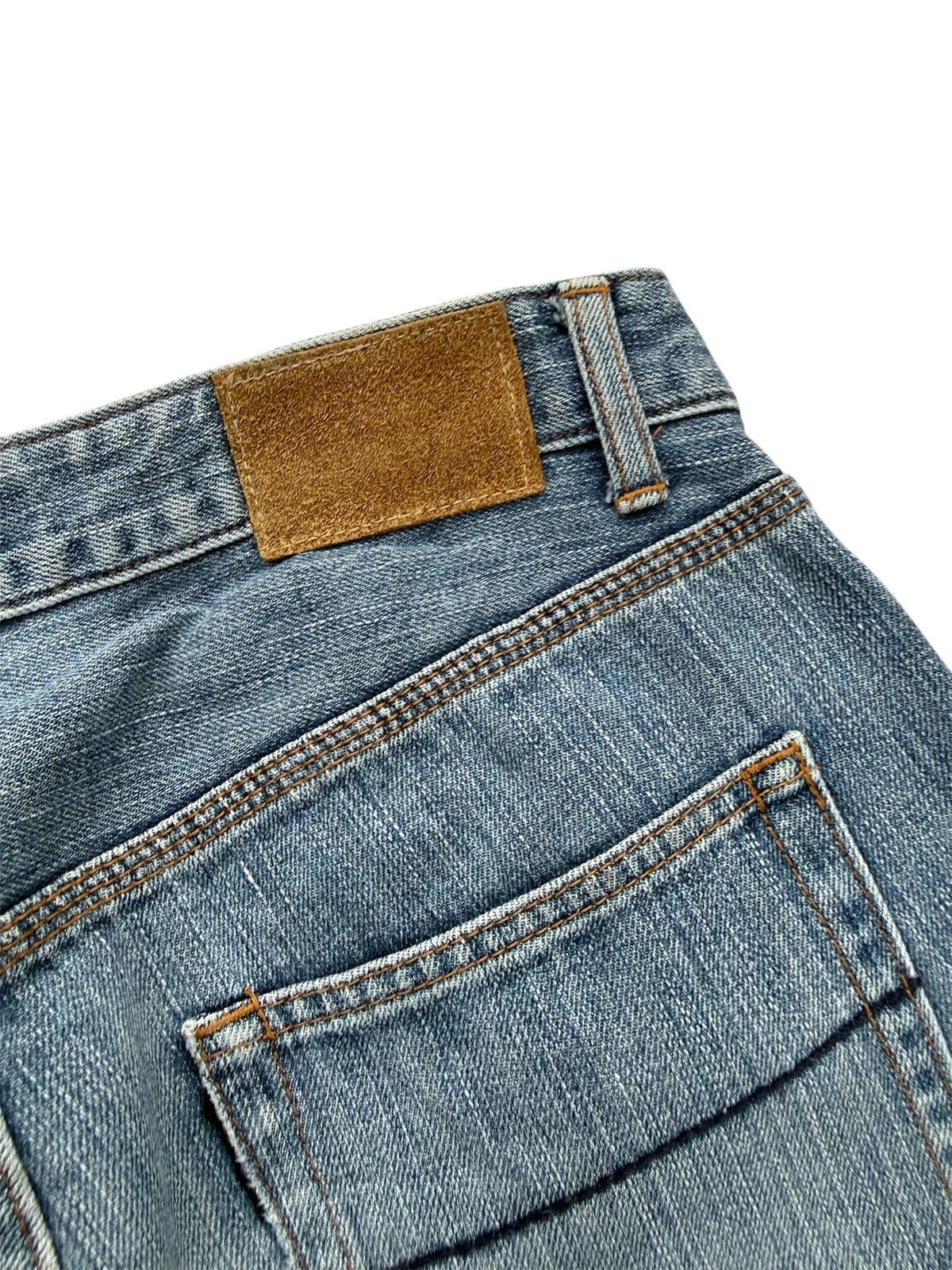 Hysteric Glamour E HYPHEN WORLD GALLERY PATCHWORK STYLE JEANS Size 31" - 7 Thumbnail