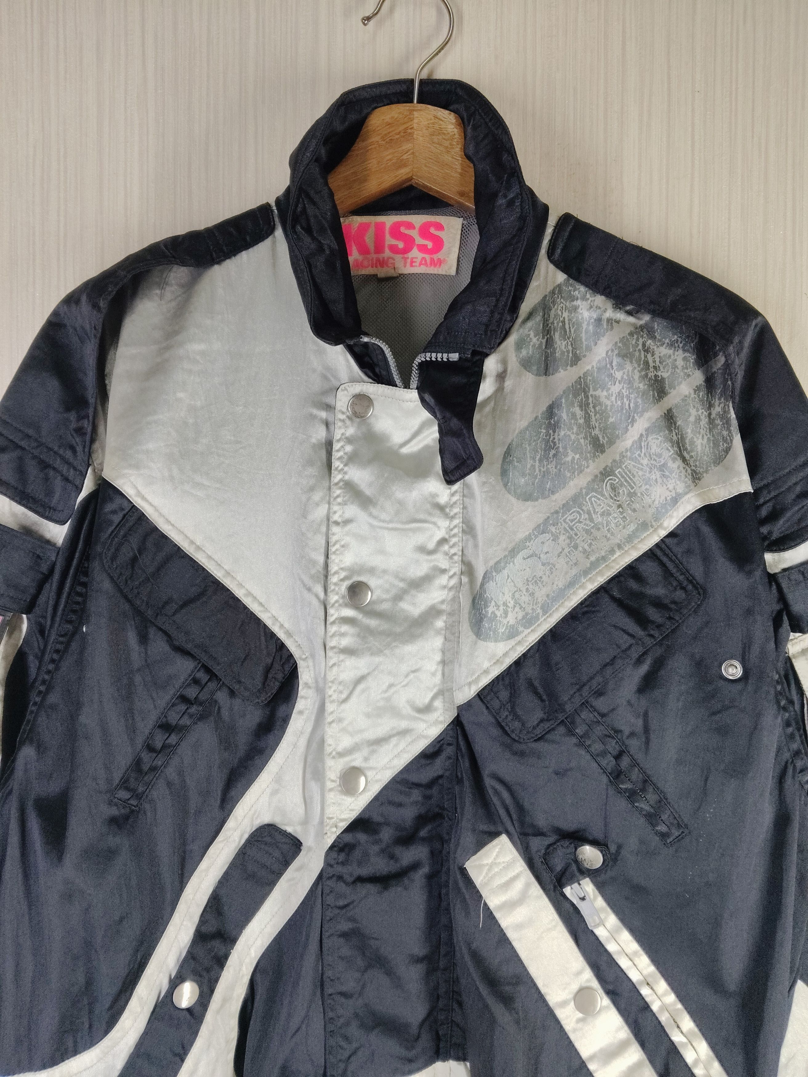 Sports Specialties Rare Vintage 90s Kiss Racing Team Bomber Jacket Size US M / EU 48-50 / 2 - 4 Thumbnail